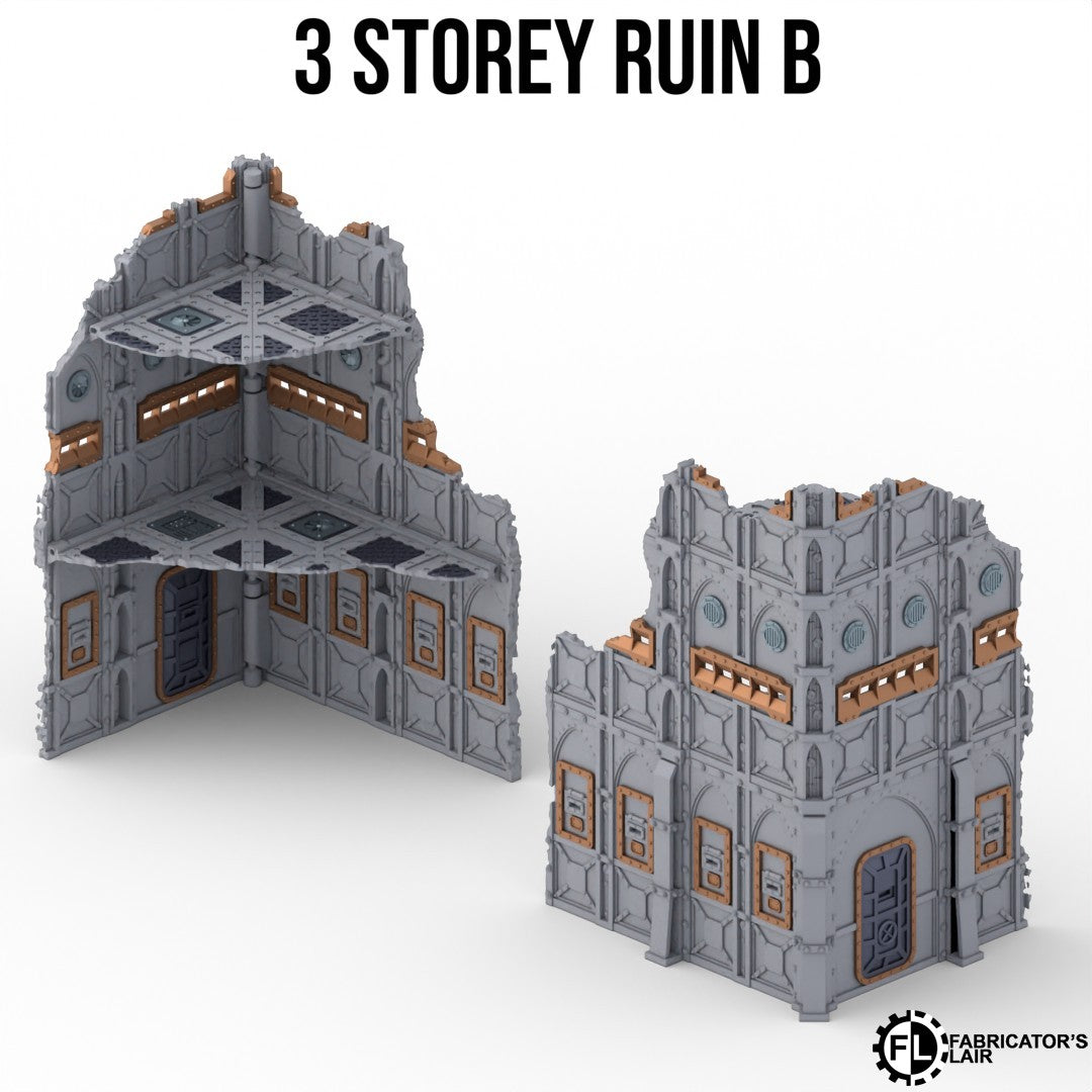 Fortified Bastion Terrain System – Foldable Tabletop Battlefield Scenery