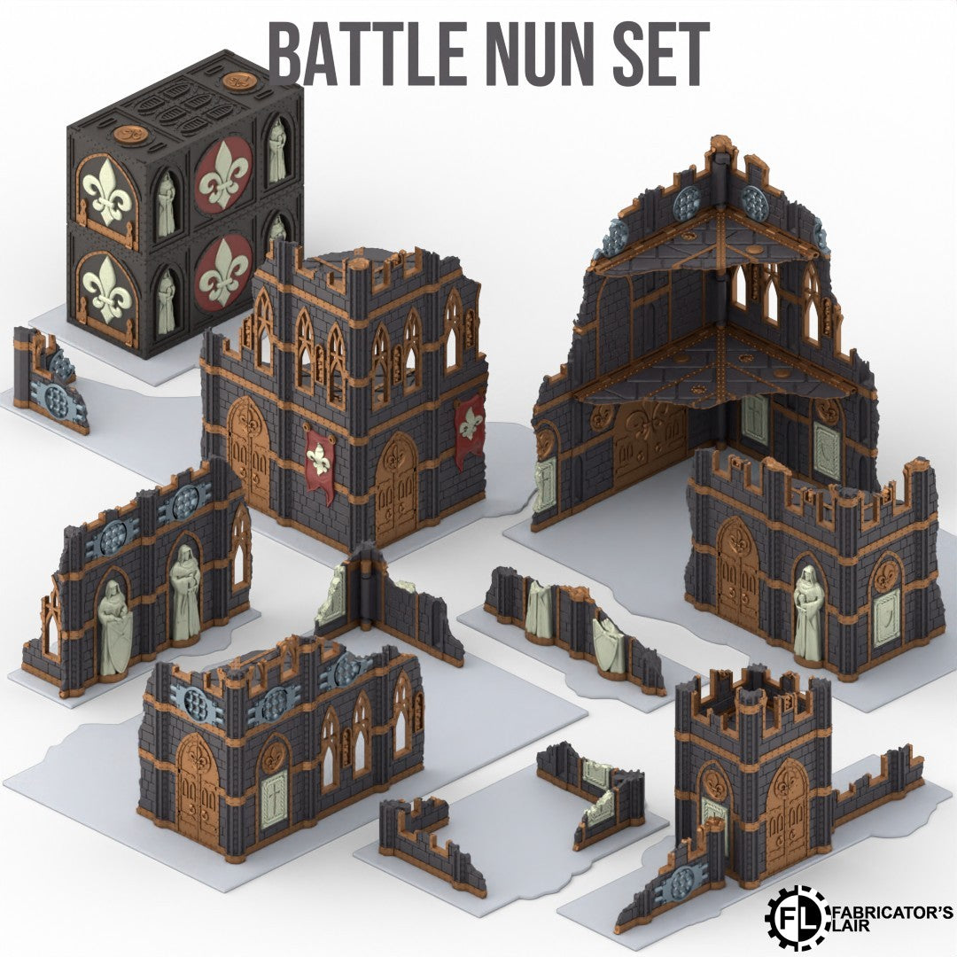 Sanctuary Stronghold Terrain System – Foldable Tabletop Battlefield Scenery