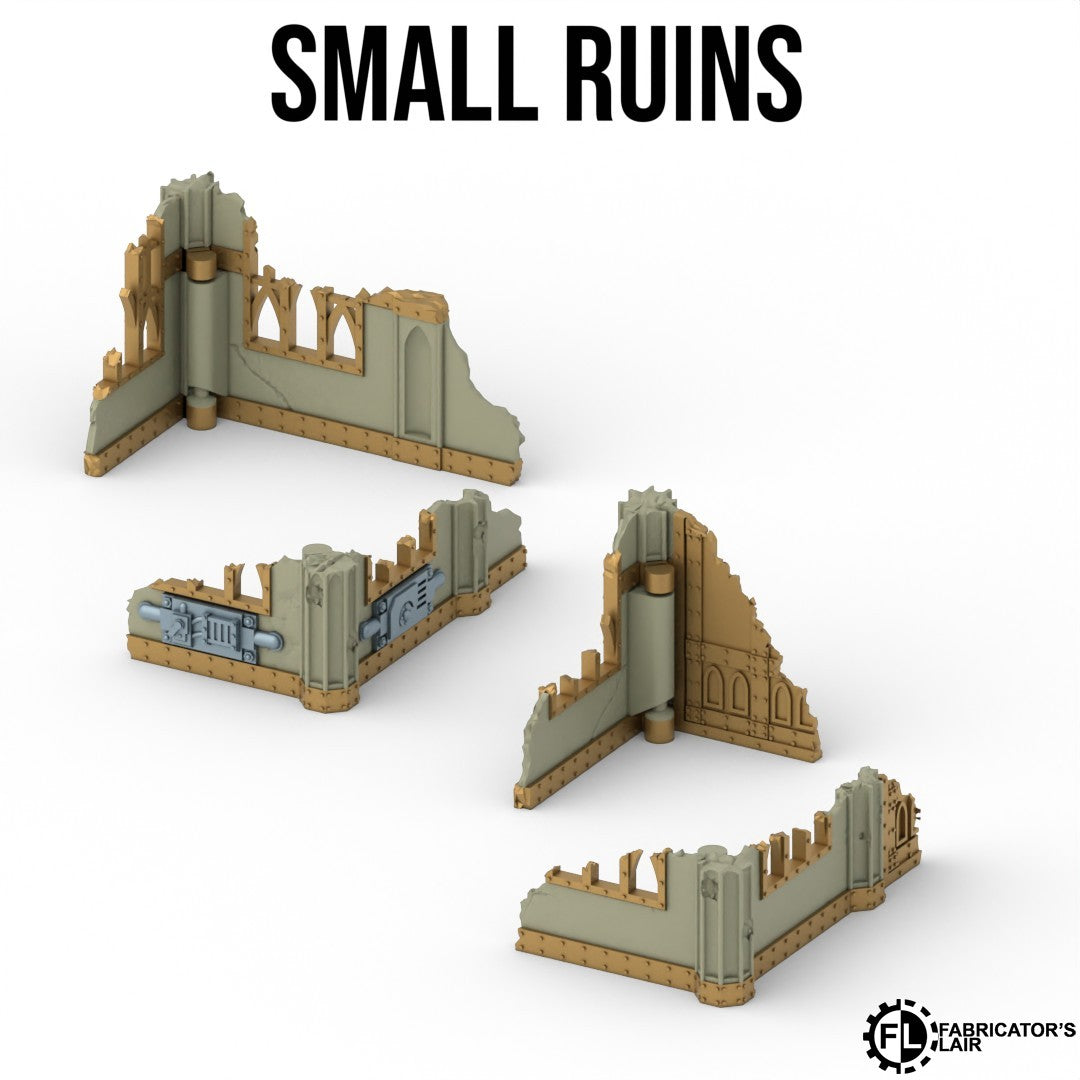Gothic Stronghold Terrain System – Foldable Tabletop Battlefield Scenery