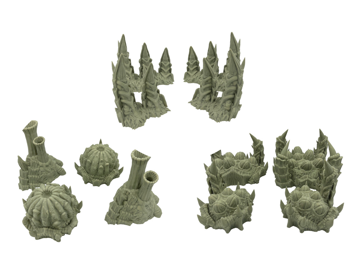 Alien Hive Battlefield Bundle – Complete Organic Sci-Fi Terrain Set