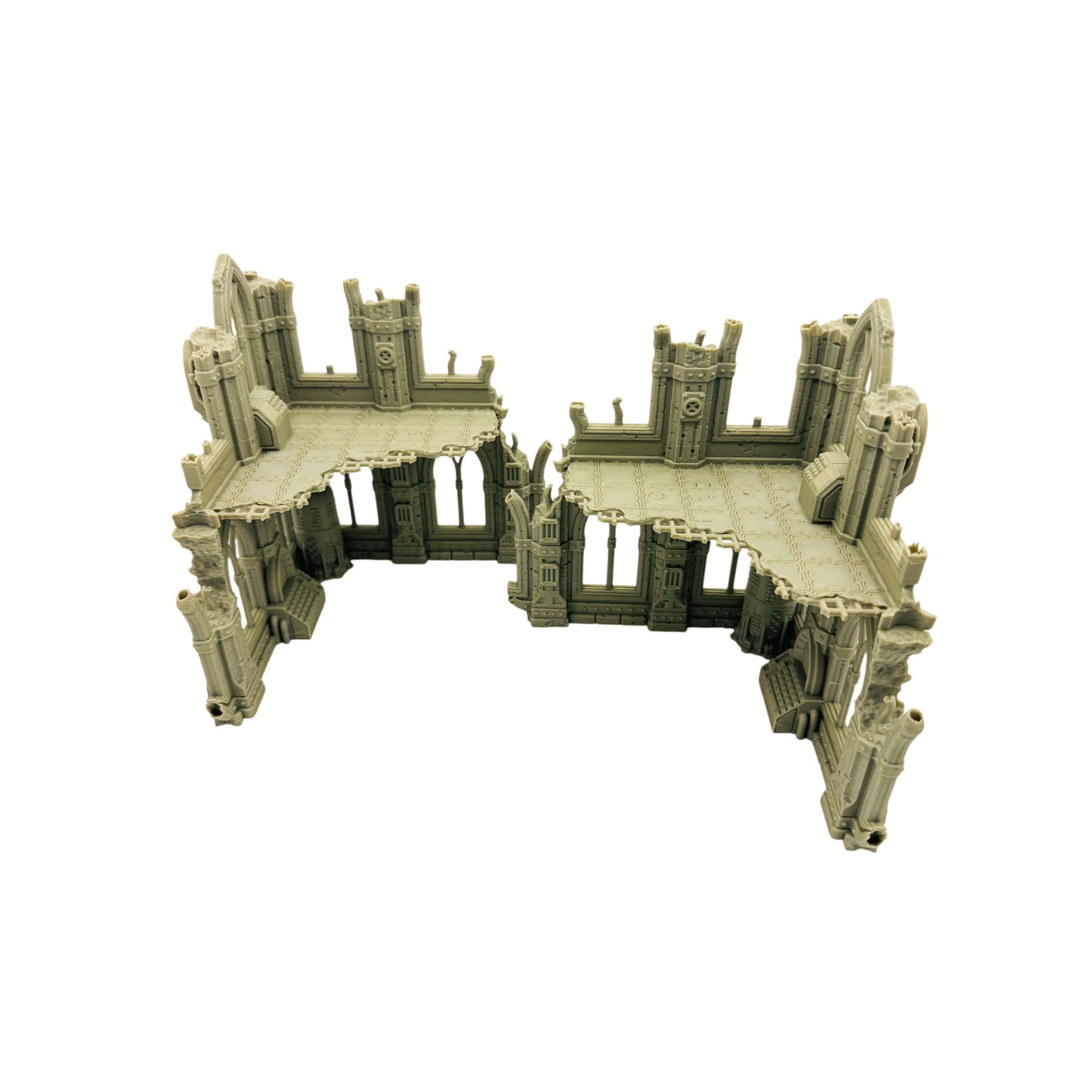 Modular Gothic Ruins Terrain Set 3 – 28–32mm 3D Printed Tabletop Scenery