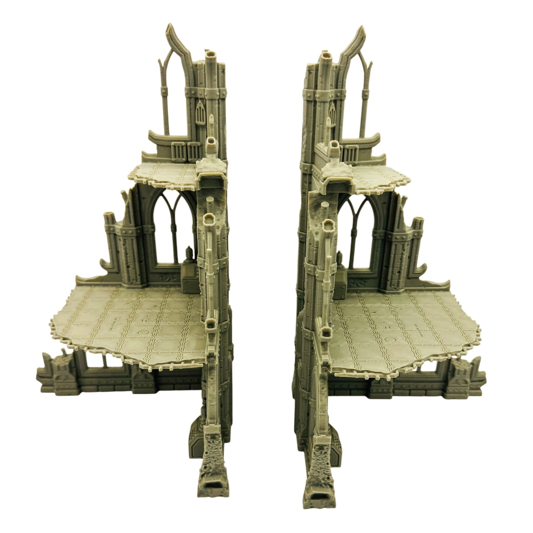 Modular Gothic Ruins Terrain Set 1 – 28–32mm 3D Printed Tabletop Scenery