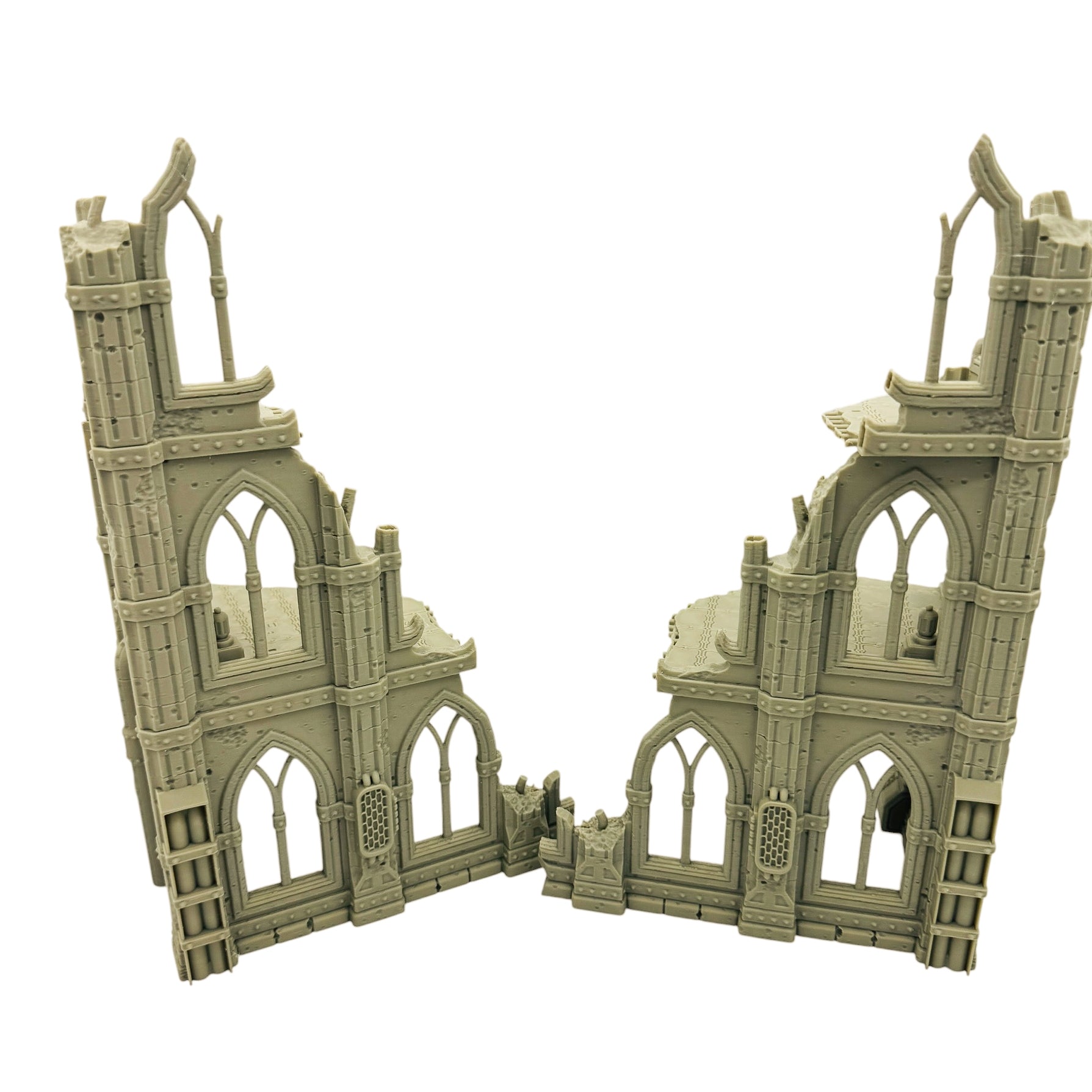 Modular Gothic Ruins Terrain Set 1 – 28–32mm 3D Printed Tabletop Scenery