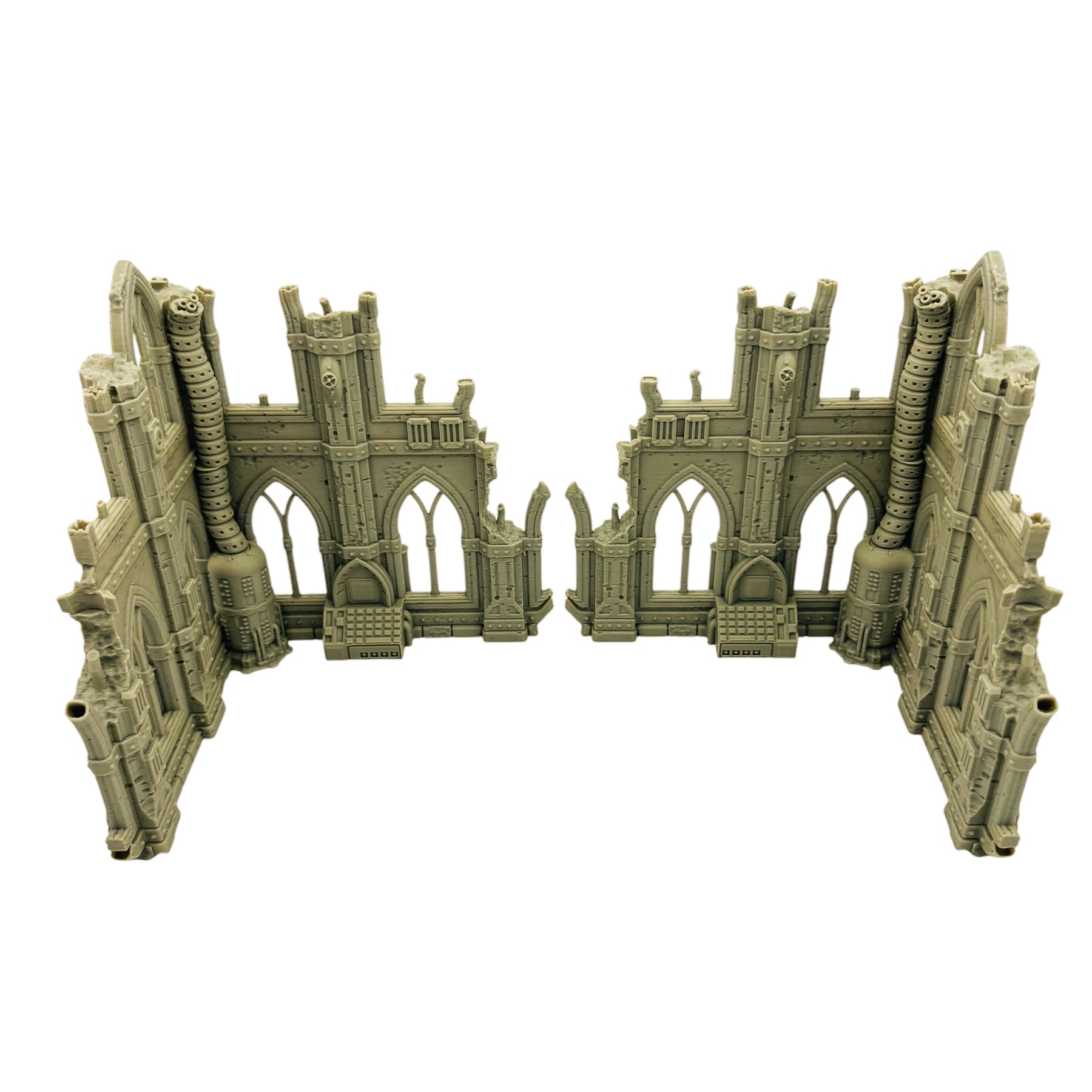 Modular Gothic Ruins Terrain Set 2 – 28–32mm 3D Printed Tabletop Scenery