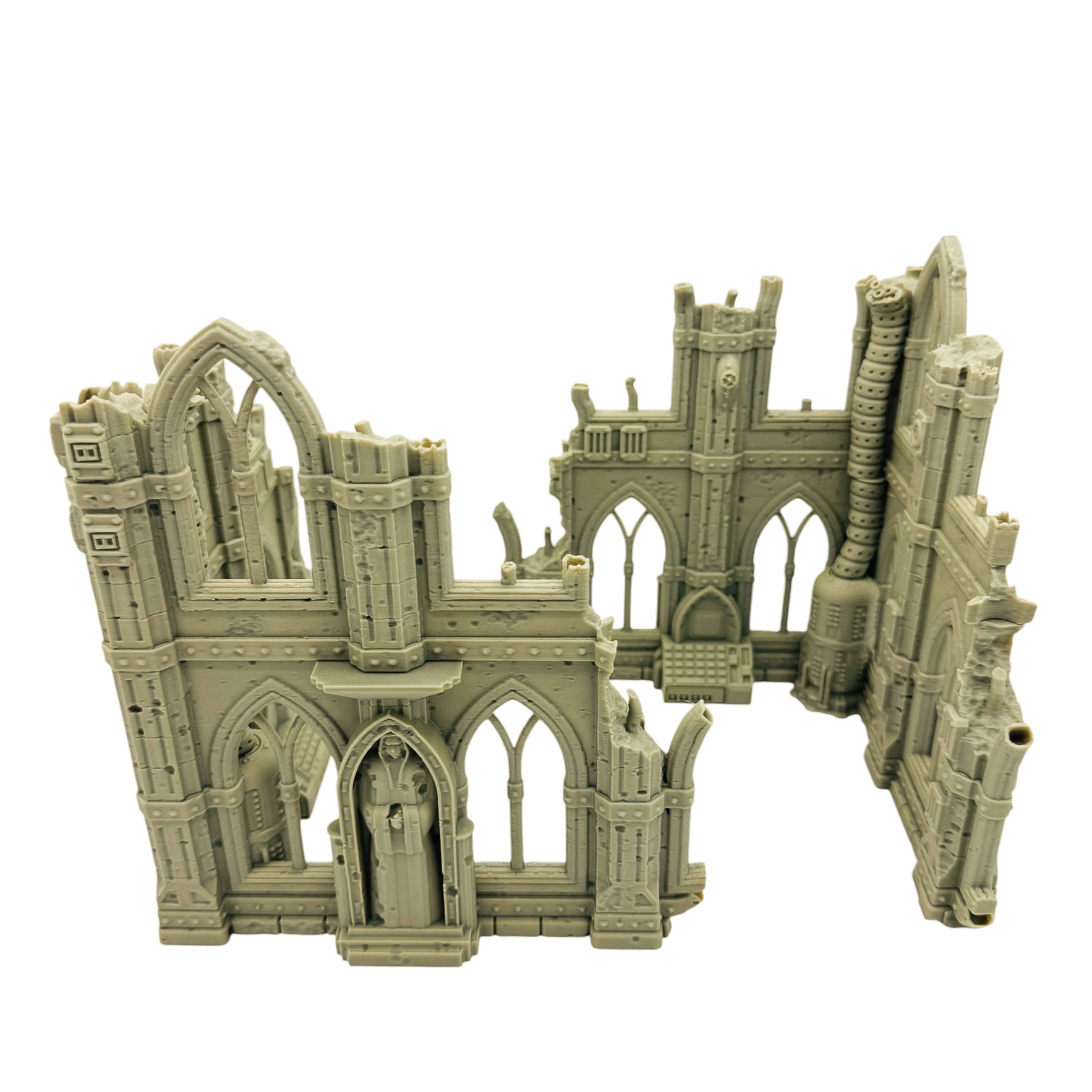 Modular Gothic Ruins Terrain Set 2 – 28–32mm 3D Printed Tabletop Scenery