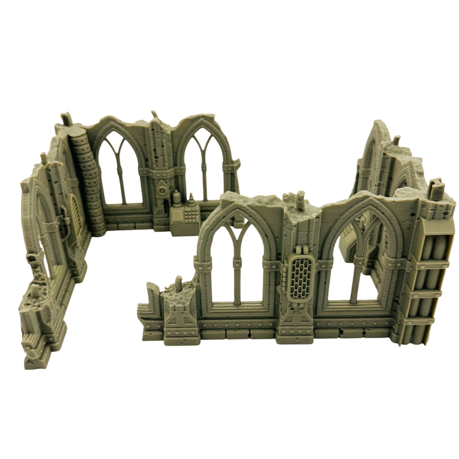 Modular Gothic Ruins Terrain Set 2 – 28–32mm 3D Printed Tabletop Scenery