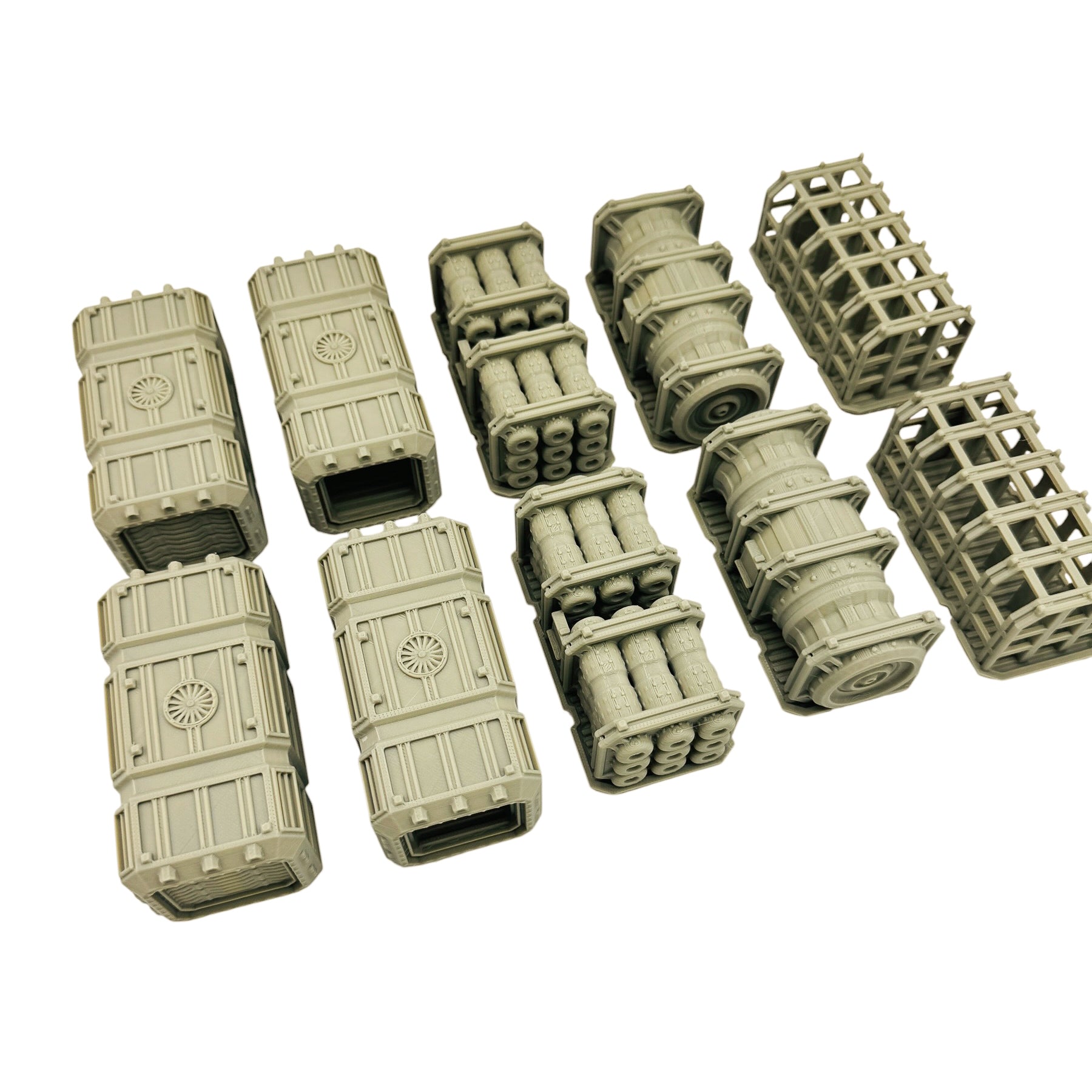 Sci-Fi Small Cargo Container Terrain – Compact Scatter Containers for Tabletop Wargaming & RPG Terrain