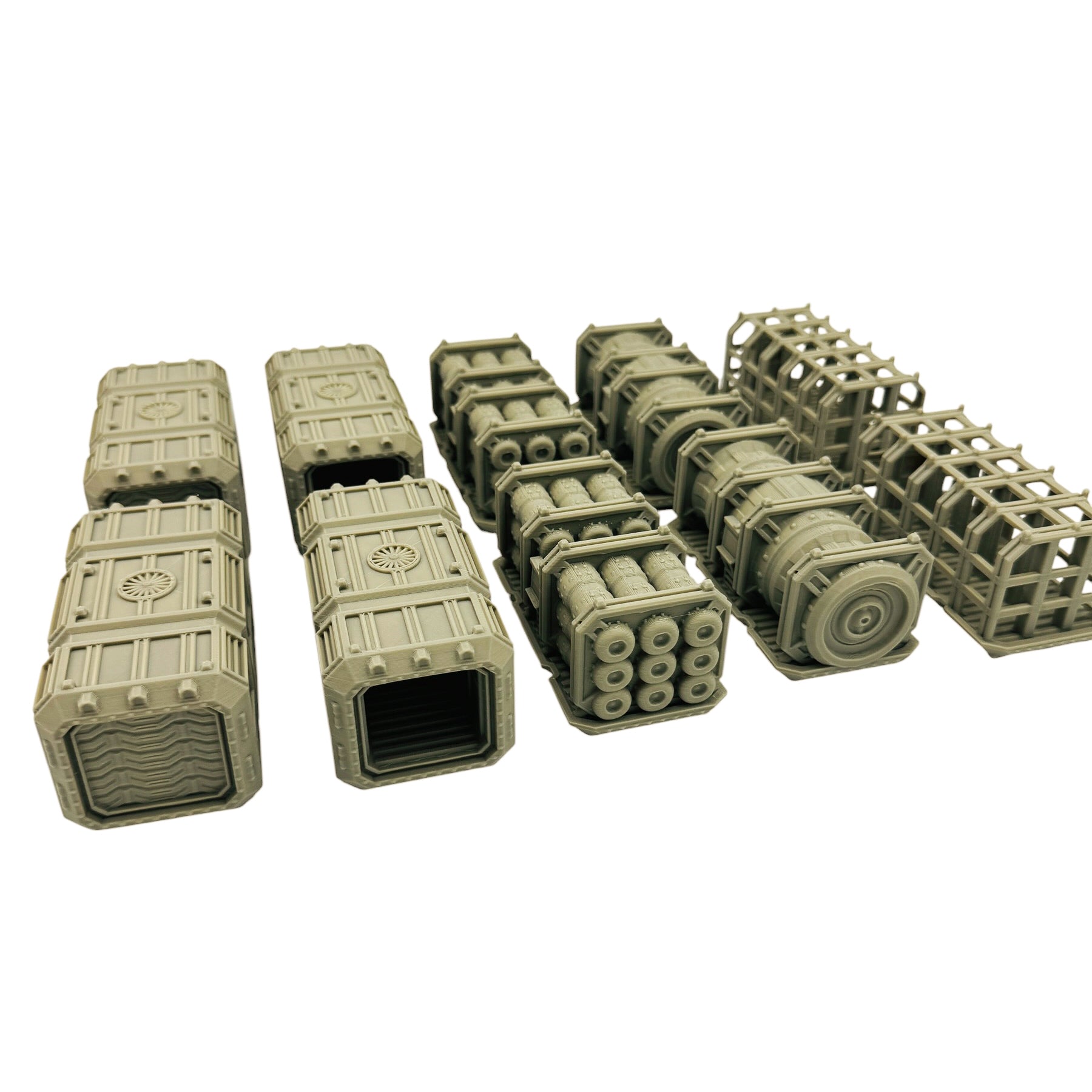 Sci-Fi Small Cargo Container Terrain – Compact Scatter Containers for Tabletop Wargaming & RPG Terrain