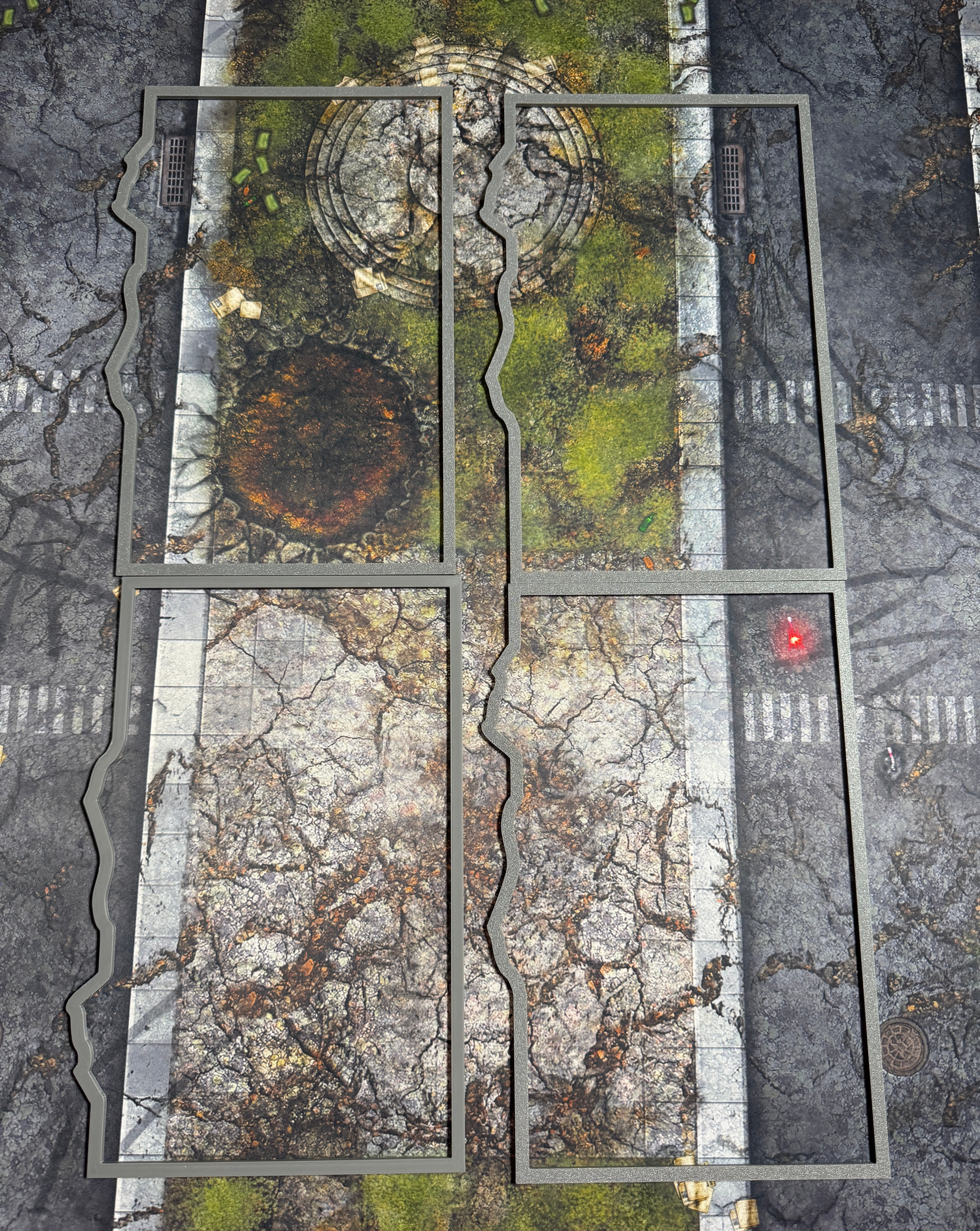 Battlefield Layout Outline Templates – Tournament Terrain Placement System