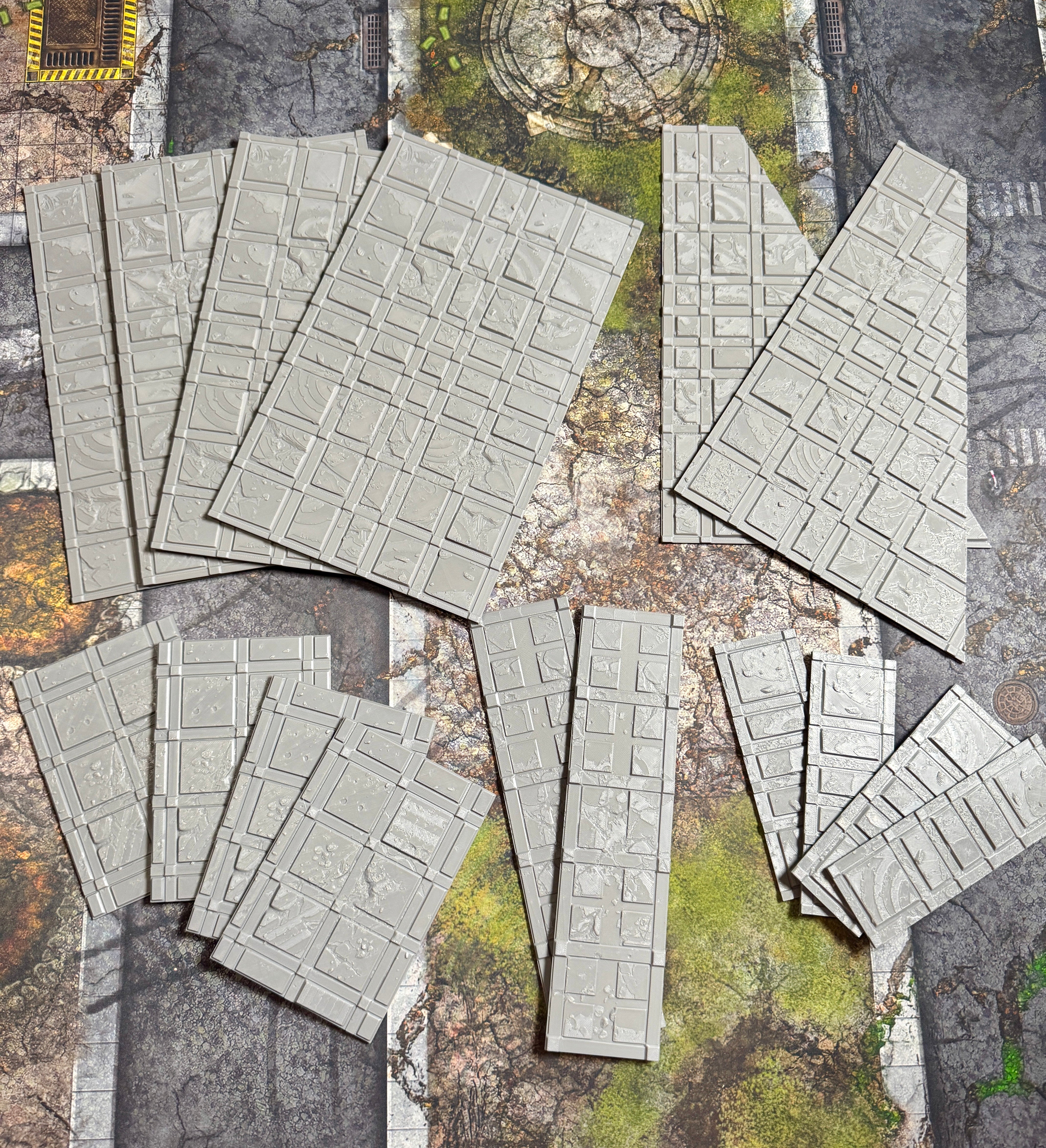 Classic Ruins Battlefield Layout Templates – Tournament Terrain Placement System