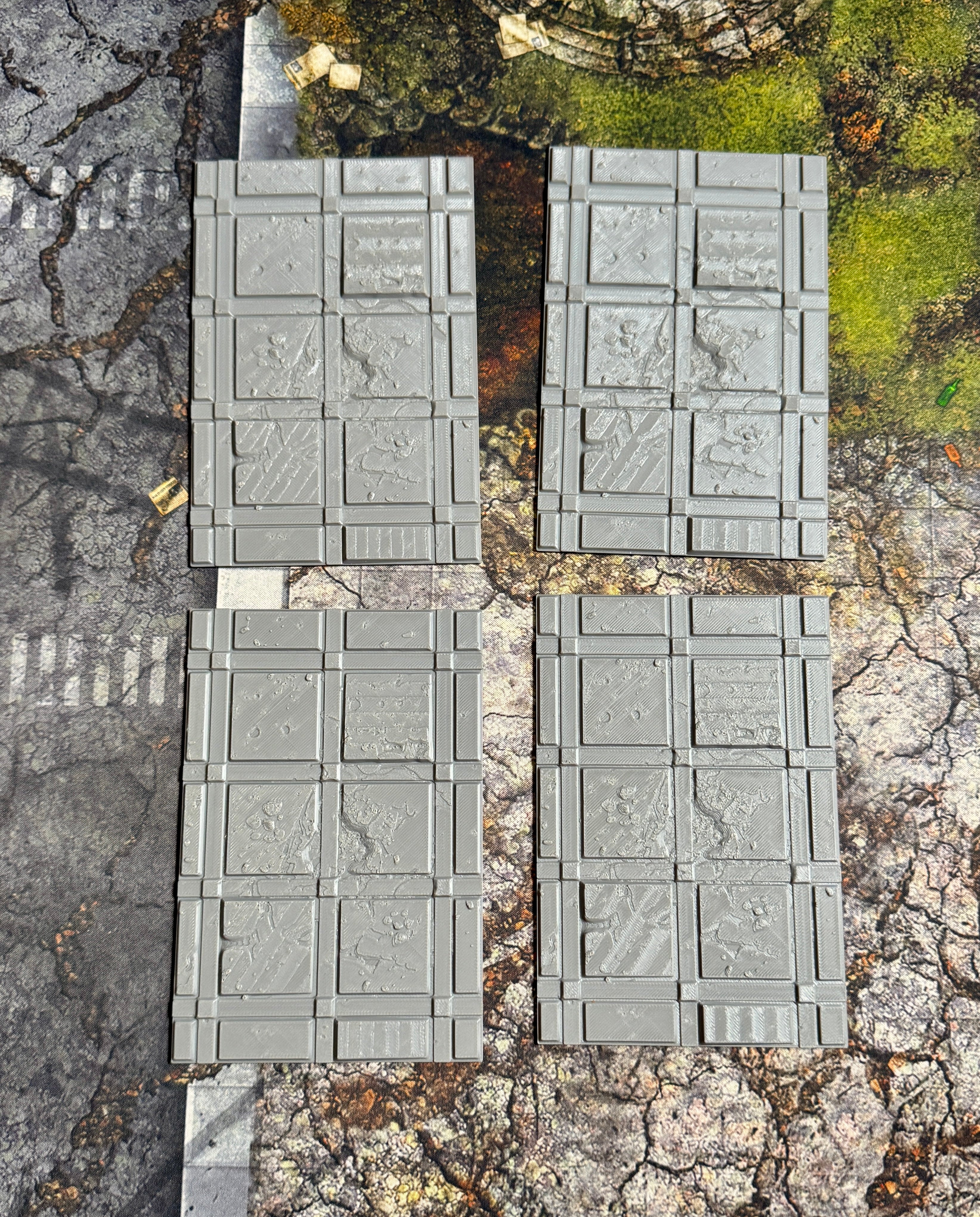 Classic Ruins Battlefield Layout Templates – Tournament Terrain Placement System