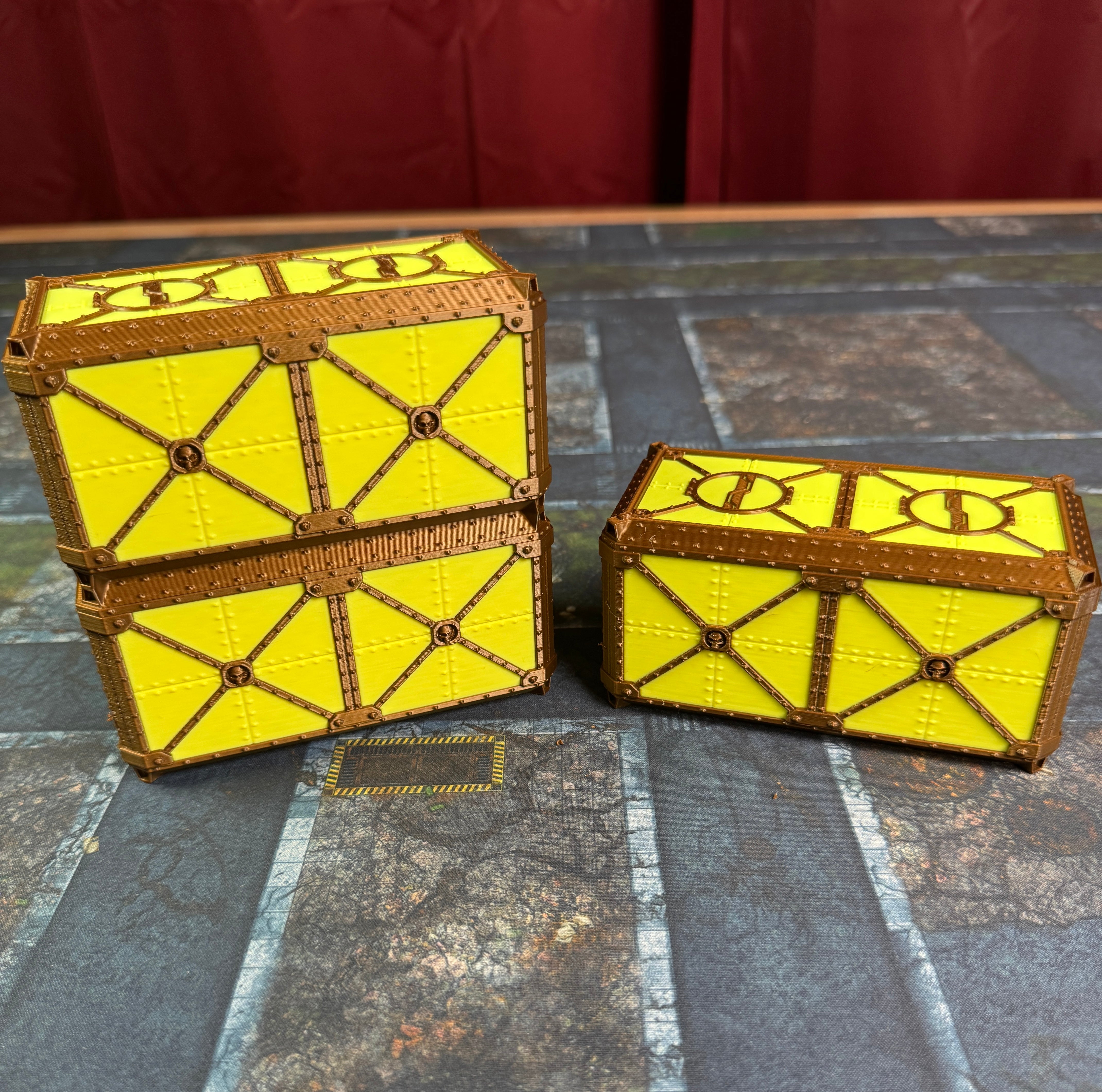 Tabletop Ready Sci-Fi Cargo Containers Set 1 – 3D Printed Terrain
