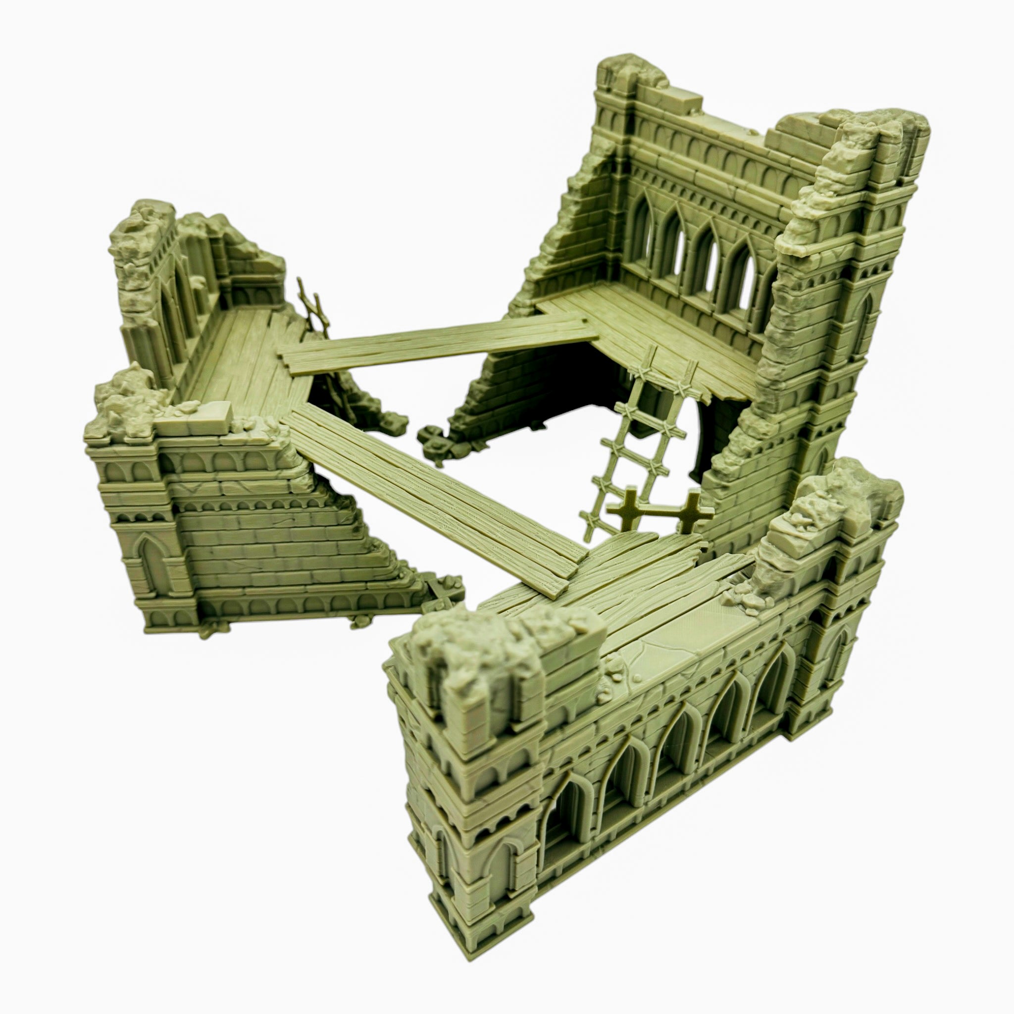 Blackthorn Ruins 1 / Forbidden Prints / RPG and Wargame 3d Printed Tabletop Terrain / Licensed Printer