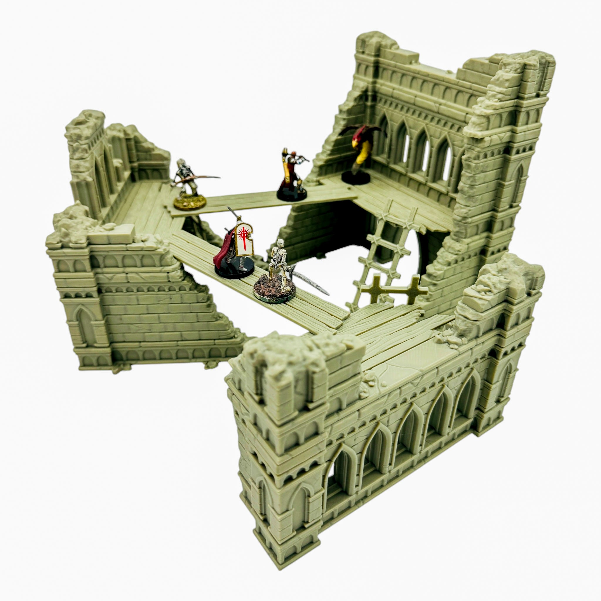 Blackthorn Ruins 1 / Forbidden Prints / RPG and Wargame 3d Printed Tabletop Terrain / Licensed Printer