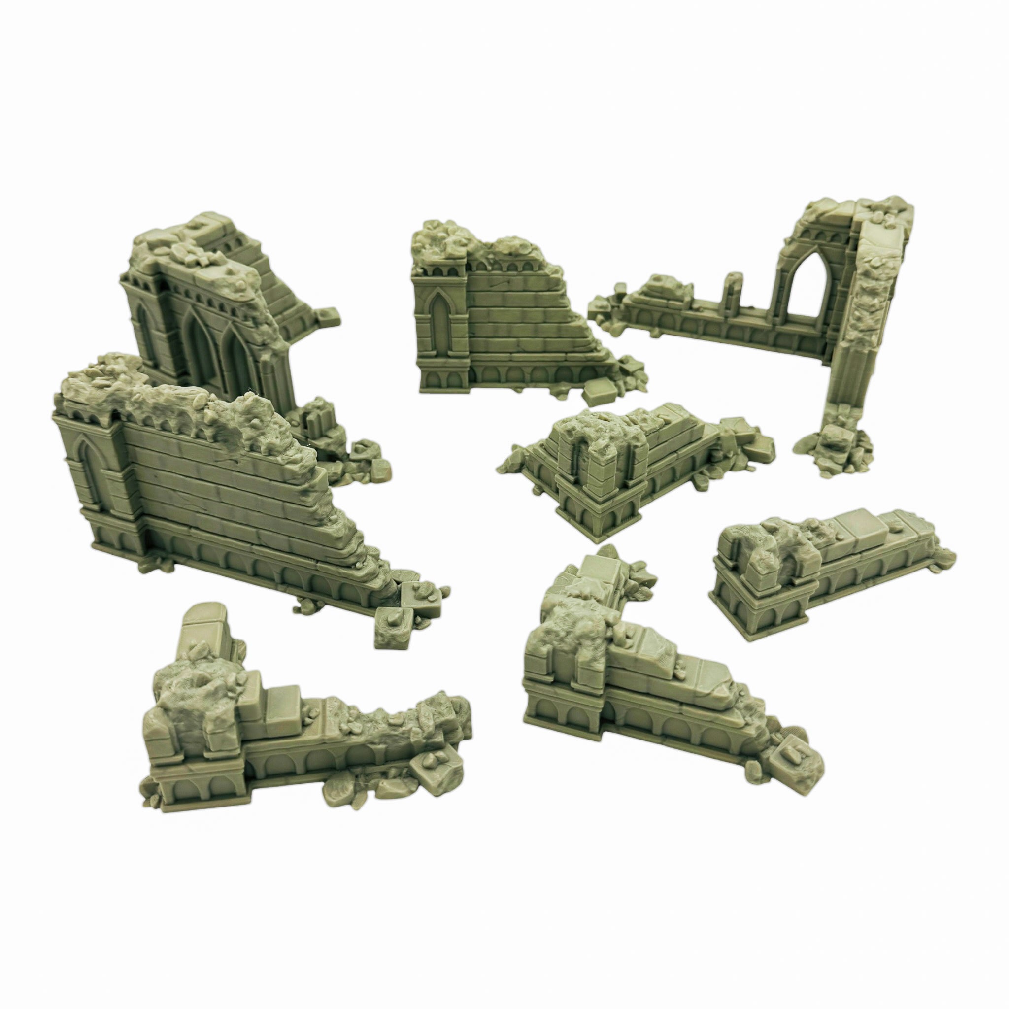 Blackthorn Ruins 3 / Forbidden Prints Fantasy Ruins /  RPG and Wargame 3d Printed Tabletop Terrain / Licensed Printer