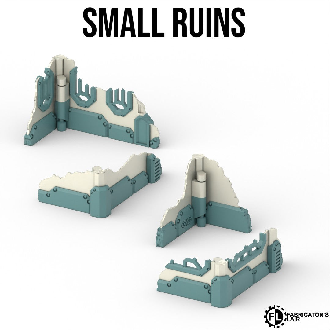Industrial Mining Battlefield Terrain Set – Foldable Modular Tabletop Scenery