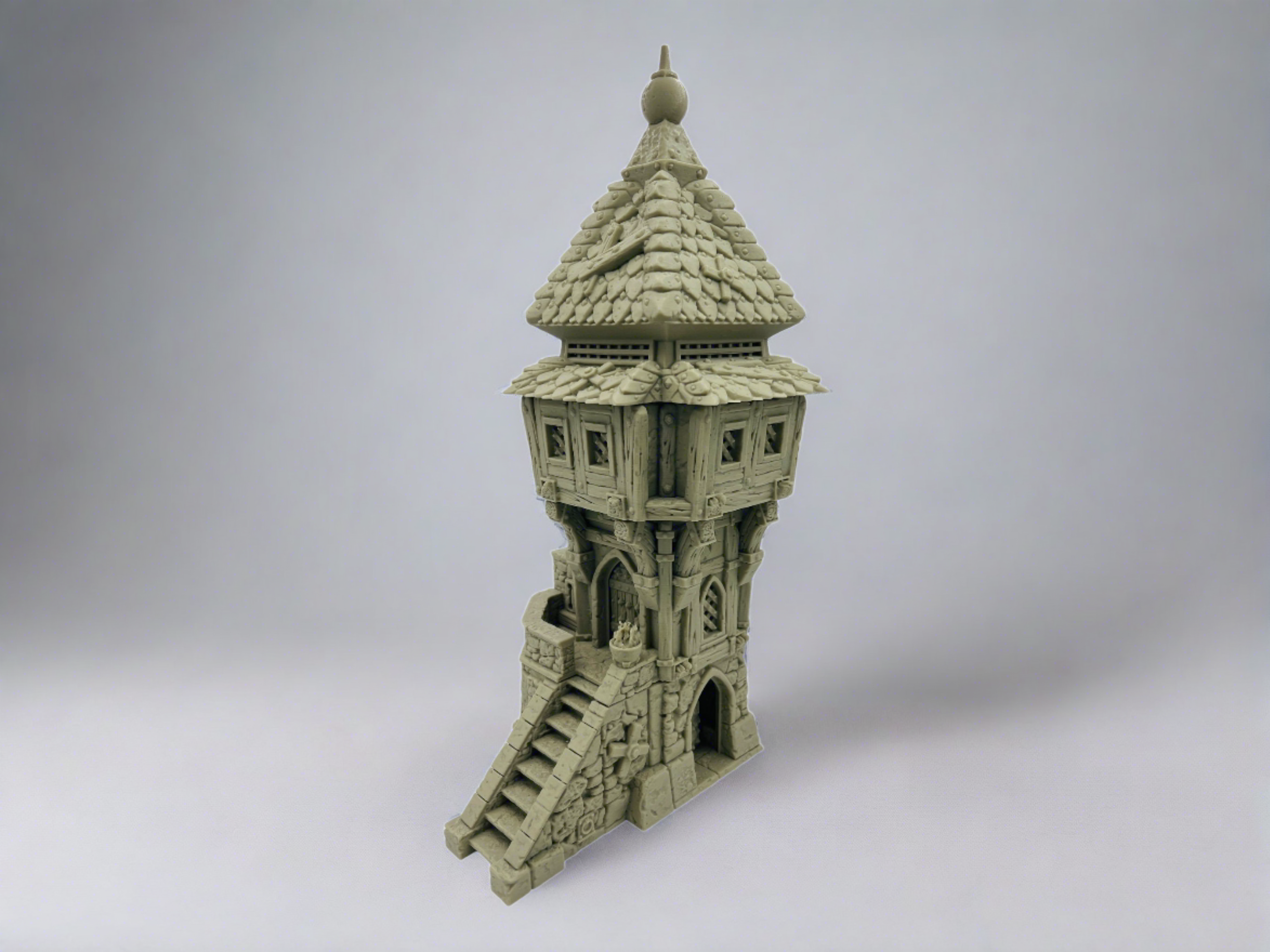 Guard Tower / Strong Burgh / 28mm - 32mm Fantasy RPG Tabletop Terrain