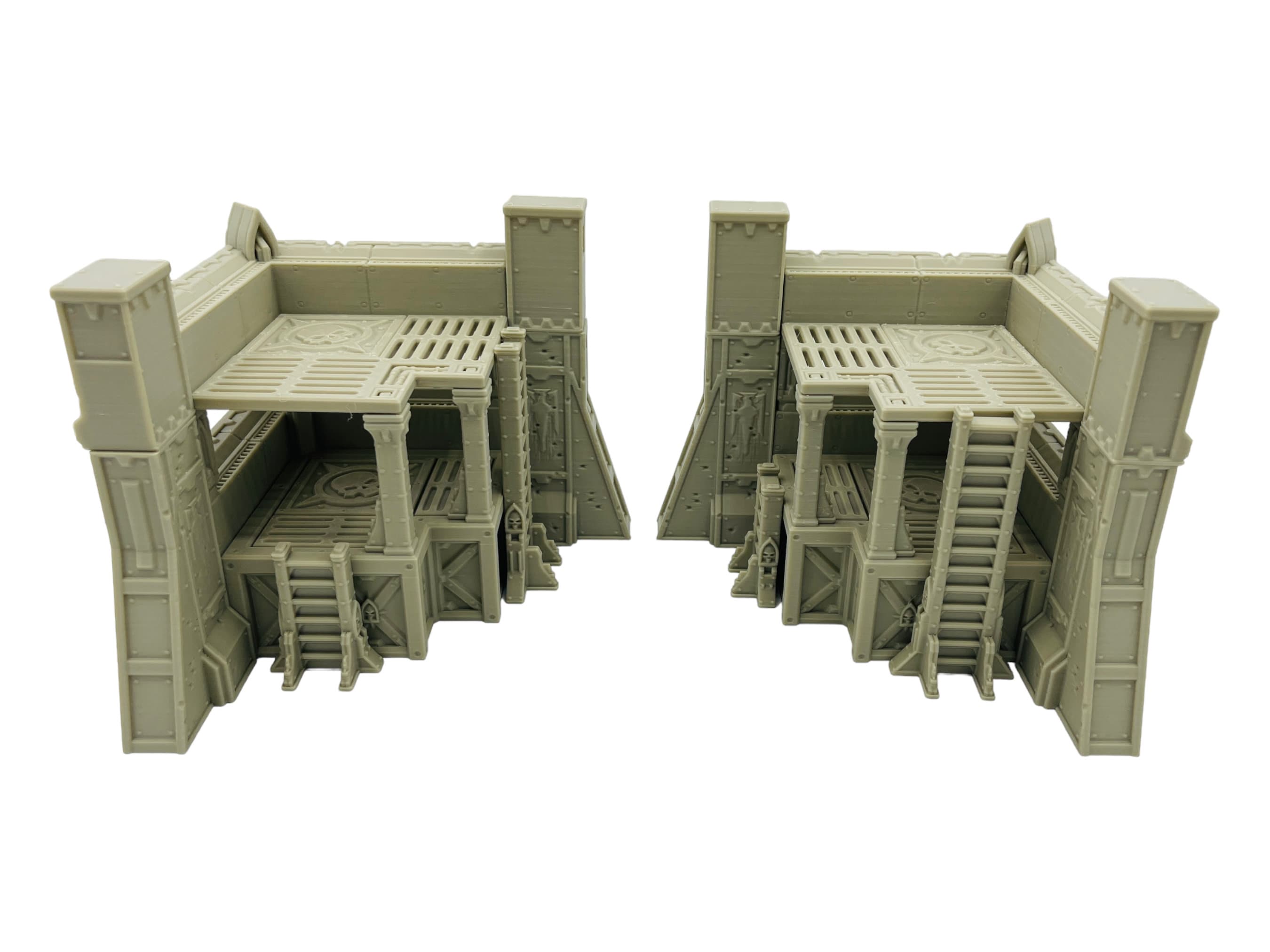 Ruins of the Empire Fortification 1 / Forbidden Prints / RPG and Wargame 3d Printed Tabletop Terrain / Licensed Printer
