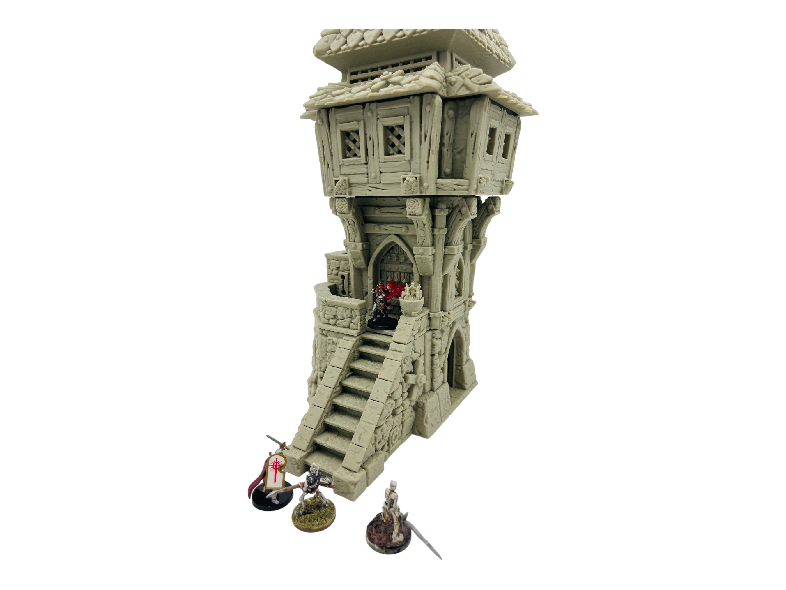 Guard Tower / Strong Burgh / 28mm - 32mm Fantasy RPG Tabletop Terrain