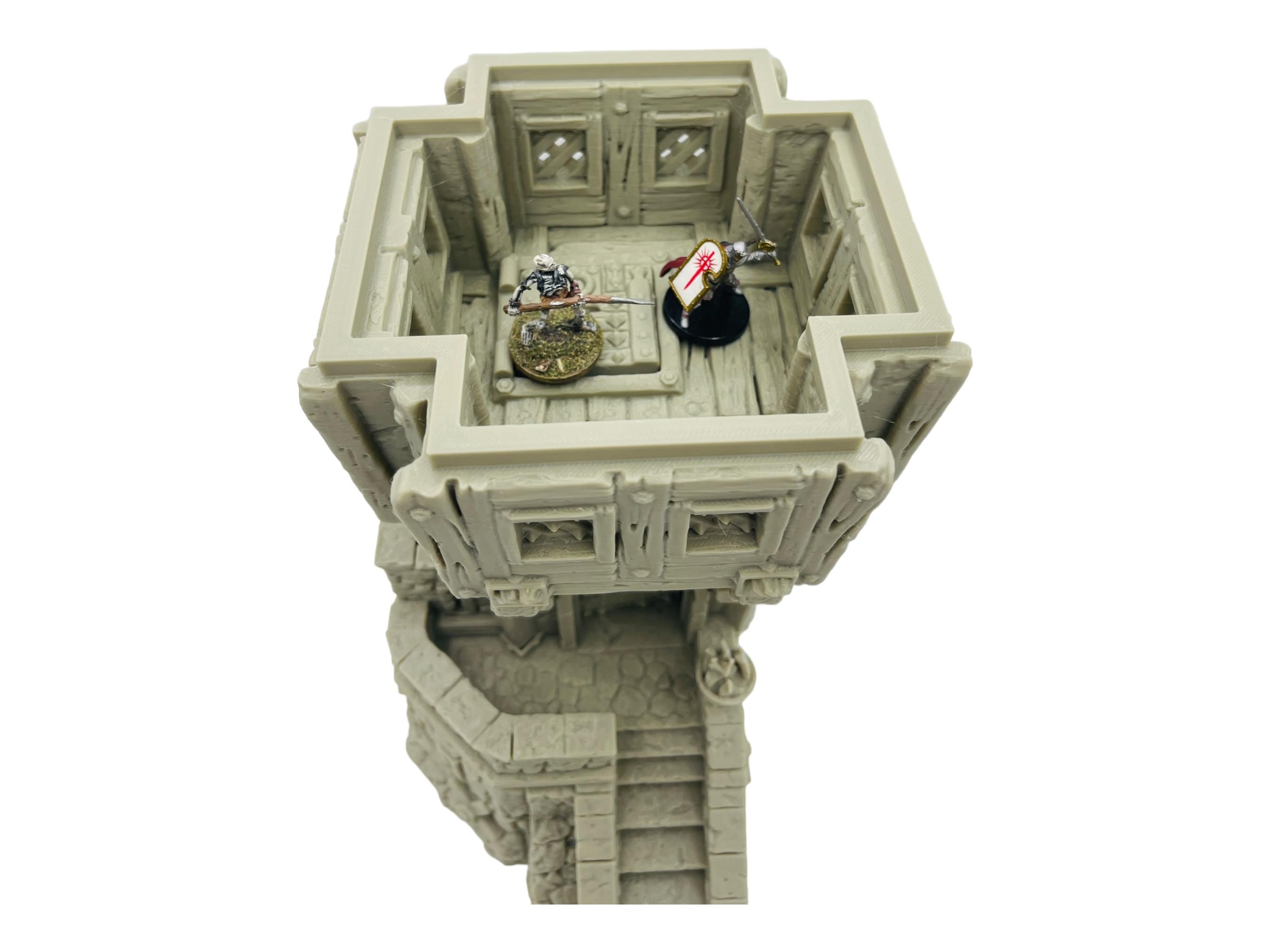Guard Tower / Strong Burgh / 28mm - 32mm Fantasy RPG Tabletop Terrain