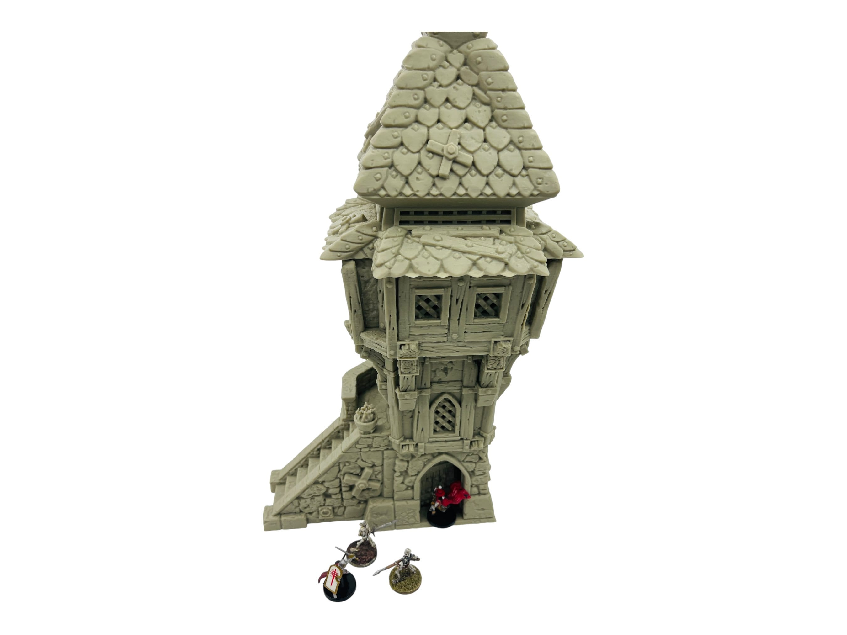 Guard Tower / Strong Burgh / 28mm - 32mm Fantasy RPG Tabletop Terrain