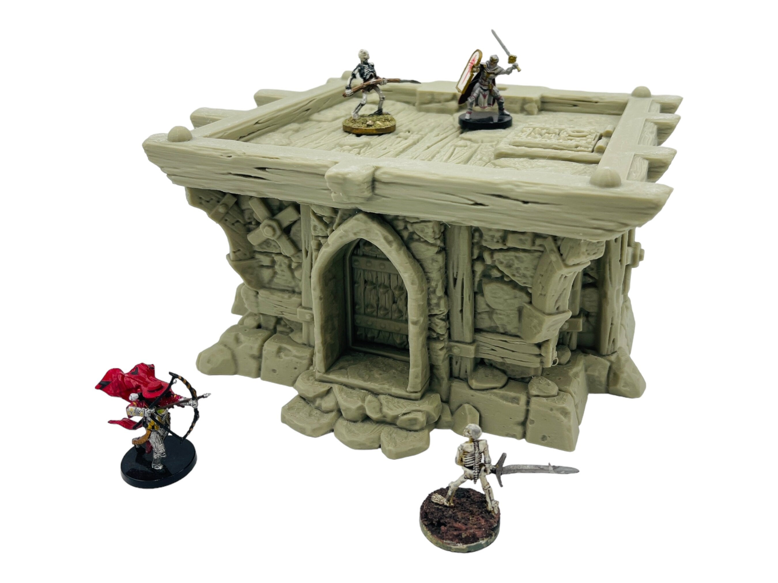 Medieval Cottage/ Strong Burgh / 28mm - 32mm Fantasy RPG Tabletop Terrain