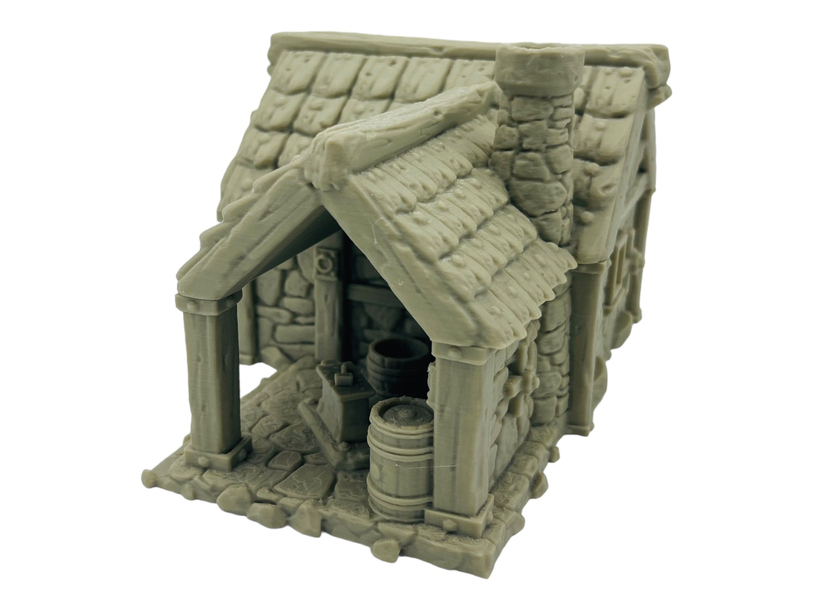 Medieval Forge / Strong Burgh / 28mm - 32mm Fantasy RPG Tabletop Terrain