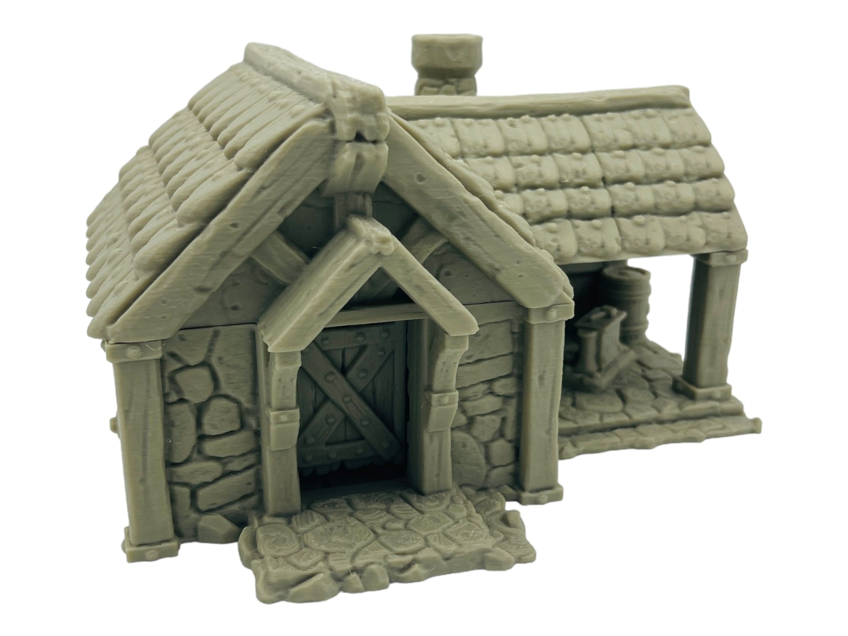 Medieval Forge / Strong Burgh / 28mm - 32mm Fantasy RPG Tabletop Terrain