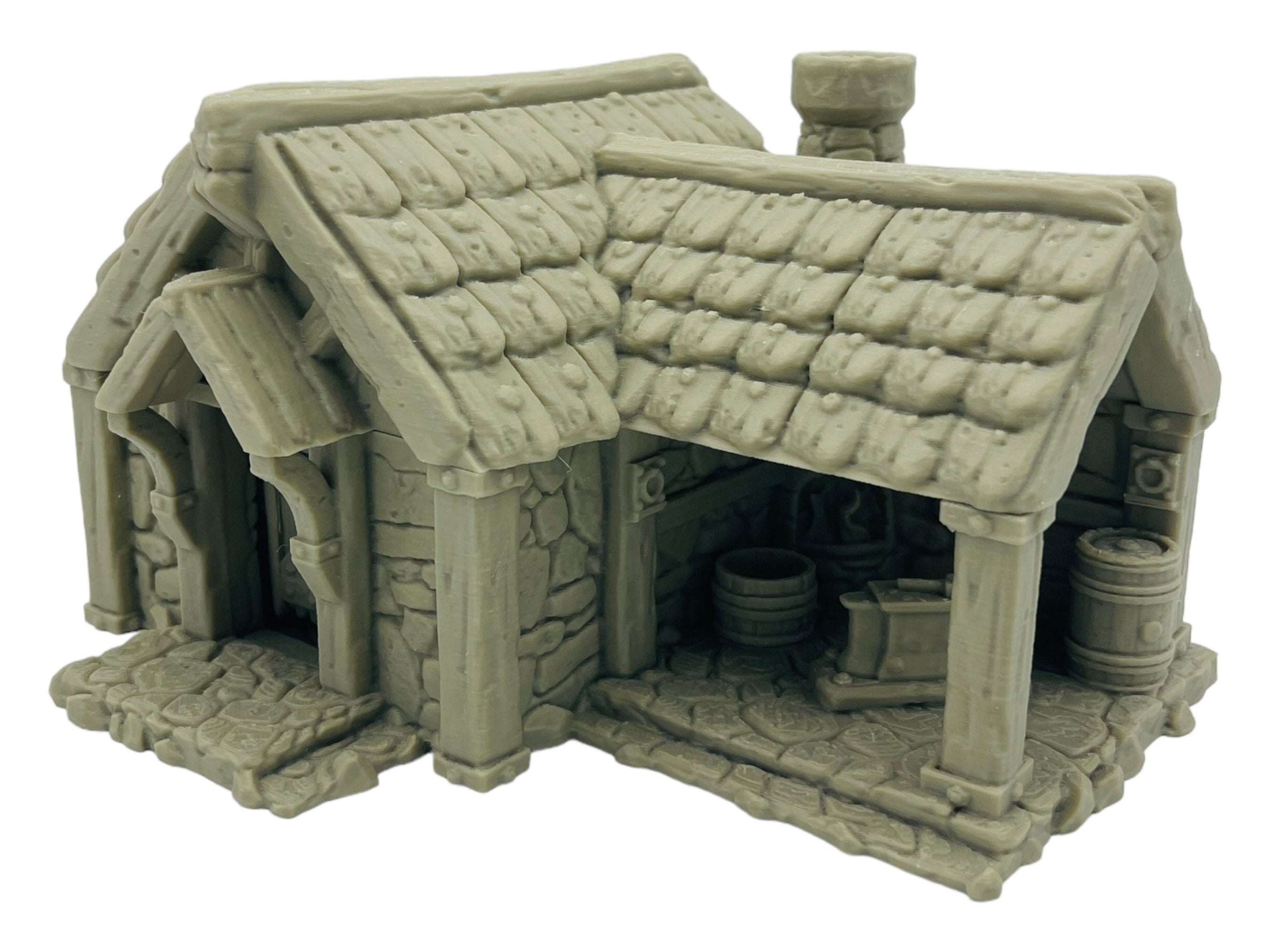 Medieval Forge / Strong Burgh / 28mm - 32mm Fantasy RPG Tabletop Terrain