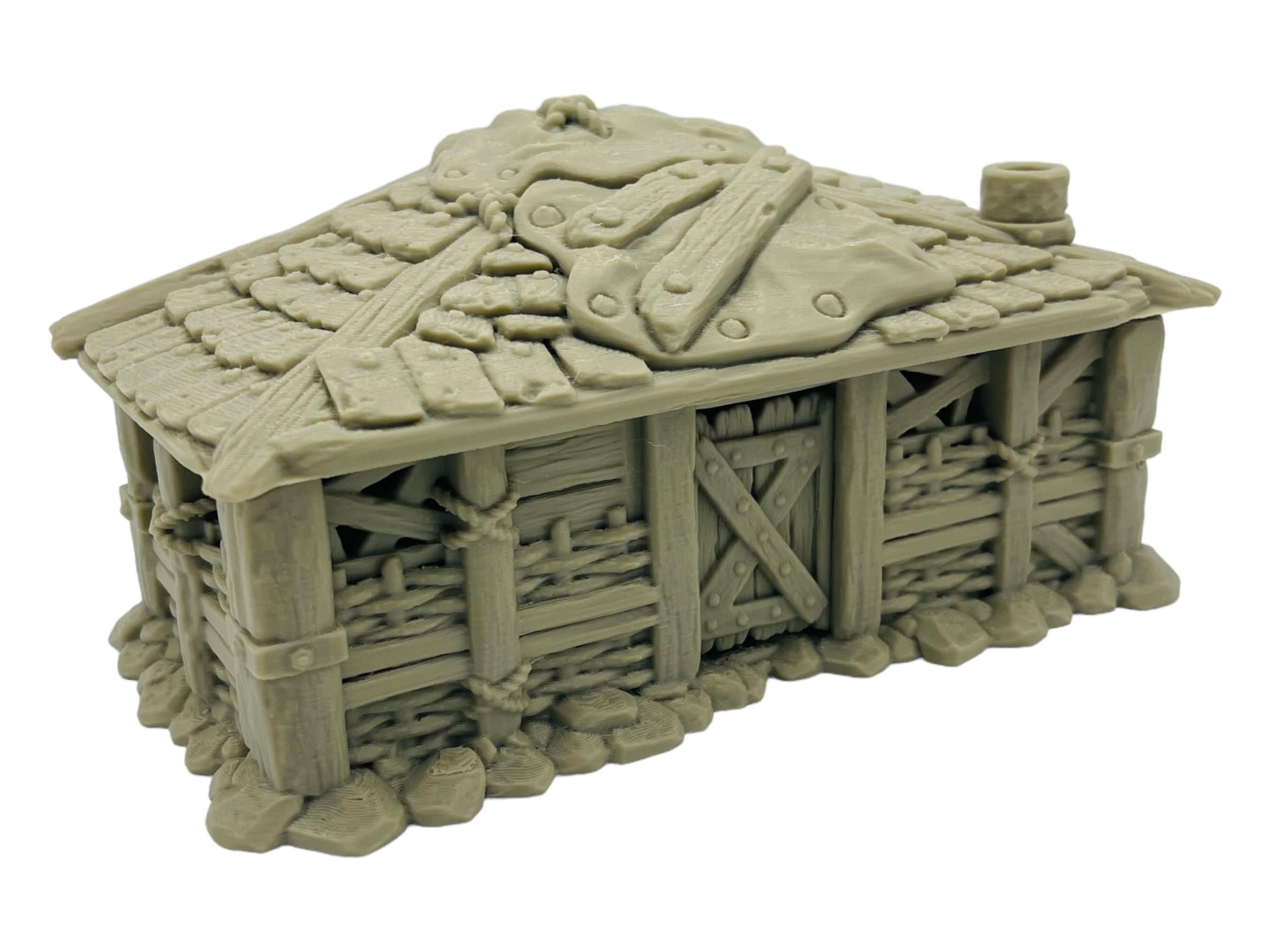 Slum Shack / Strong Burgh / 28mm - 32mm Fantasy RPG Tabletop Terrain