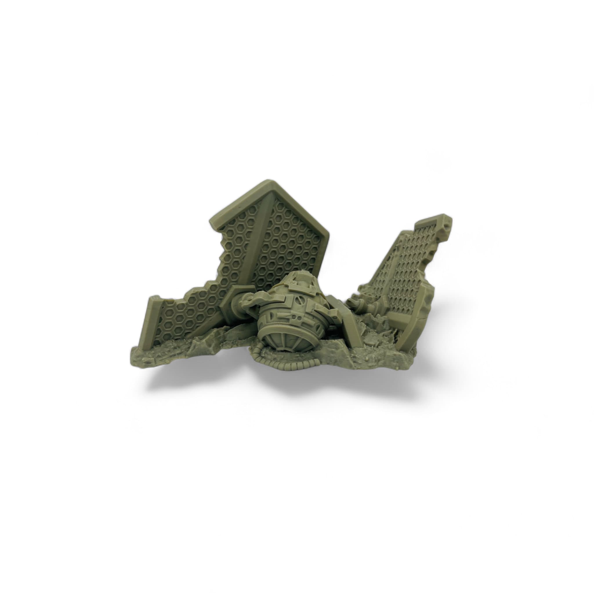 Crashed Starfighters / Txarli Factory / Legion and Wargame 3d Printed Tabletop Terrain / Licensed Printer