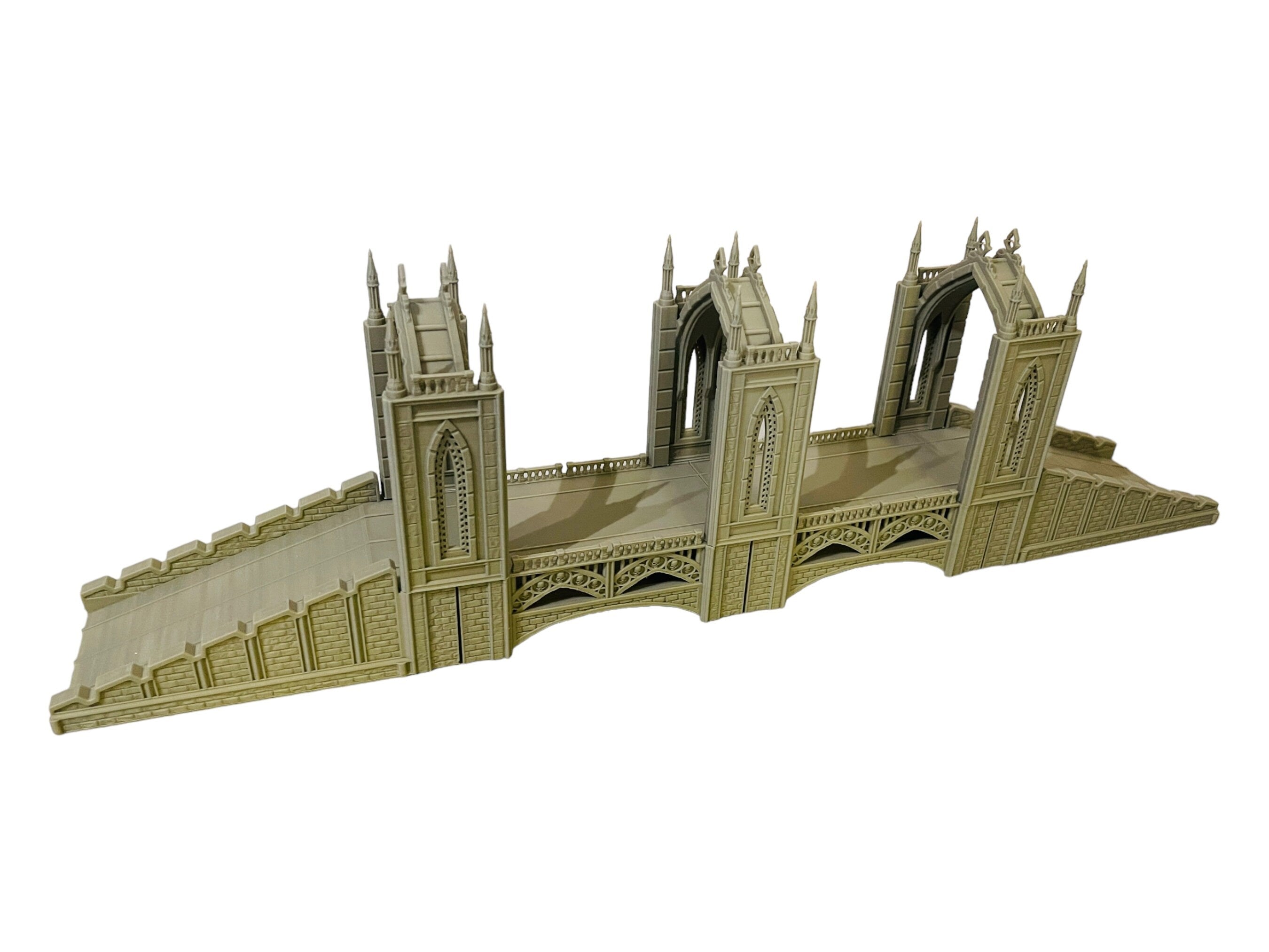 Imperialis Gothic Bridge - Epic Scale Terrain (6mm - 8mm compatible) / Imperialis / Alpha Stike / Titanticus