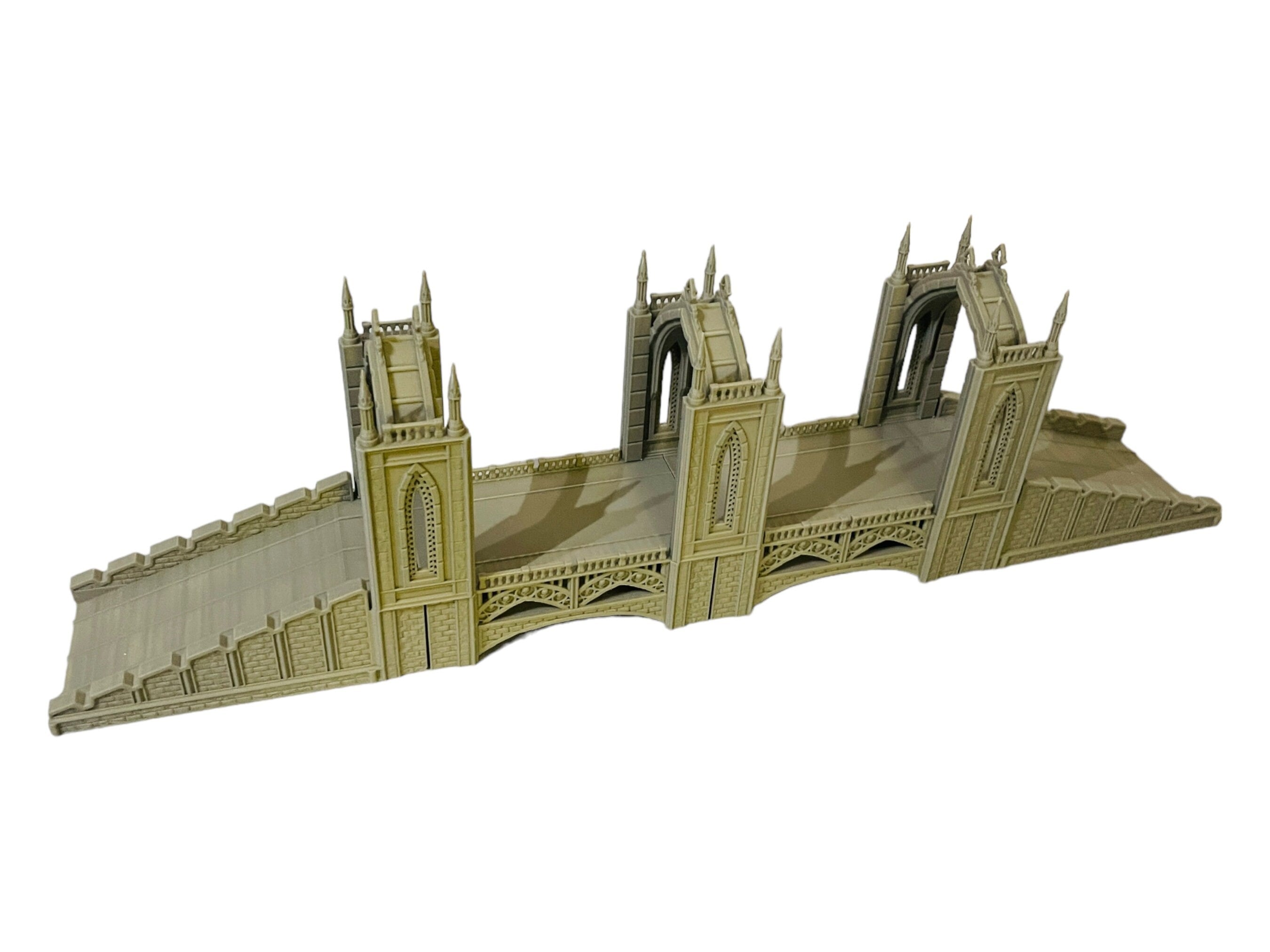 Imperialis Gothic Bridge - Epic Scale Terrain (6mm - 8mm compatible) / Imperialis / Alpha Stike / Titanticus