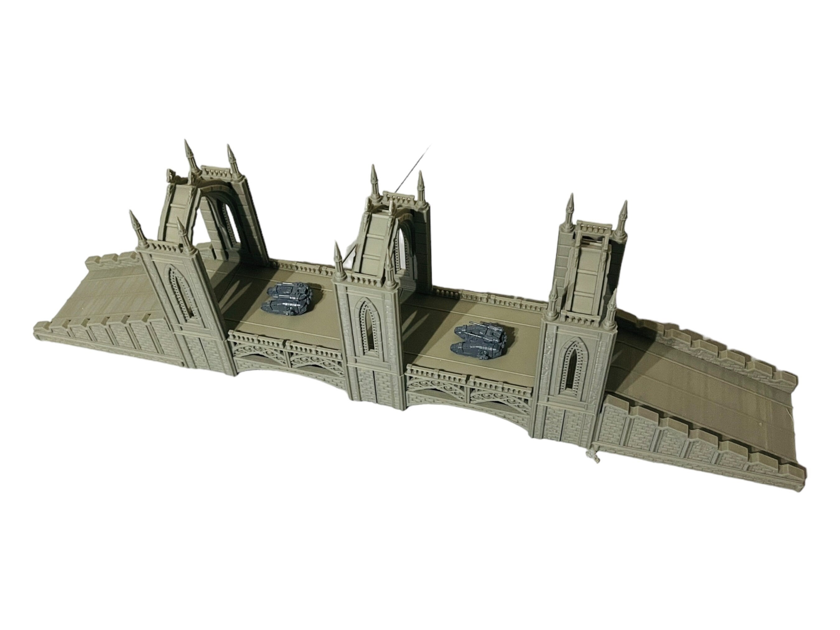 Imperialis Gothic Bridge - Epic Scale Terrain (6mm - 8mm compatible) / Imperialis / Alpha Stike / Titanticus