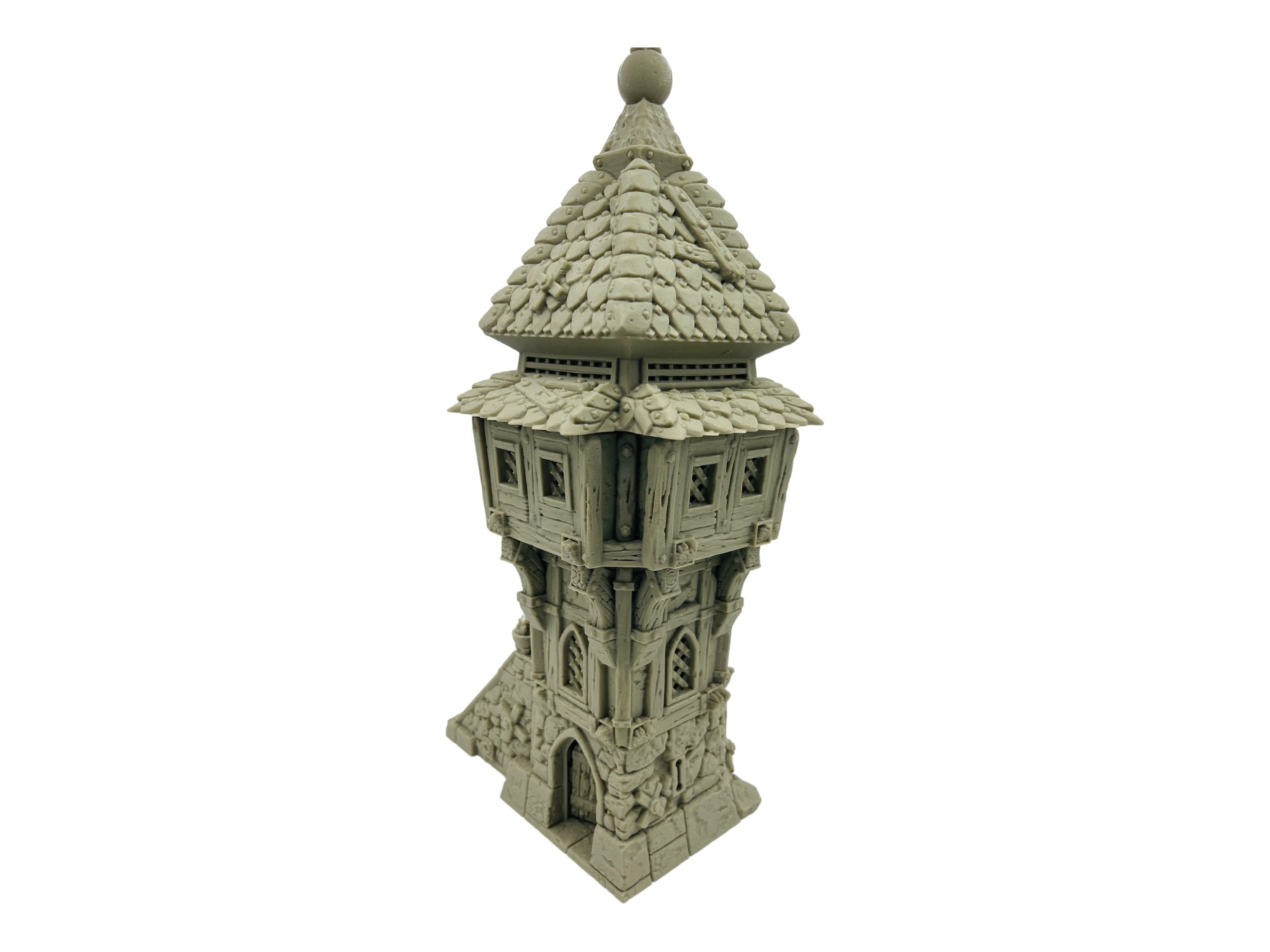 Guard Tower / Strong Burgh / 28mm - 32mm Fantasy RPG Tabletop Terrain
