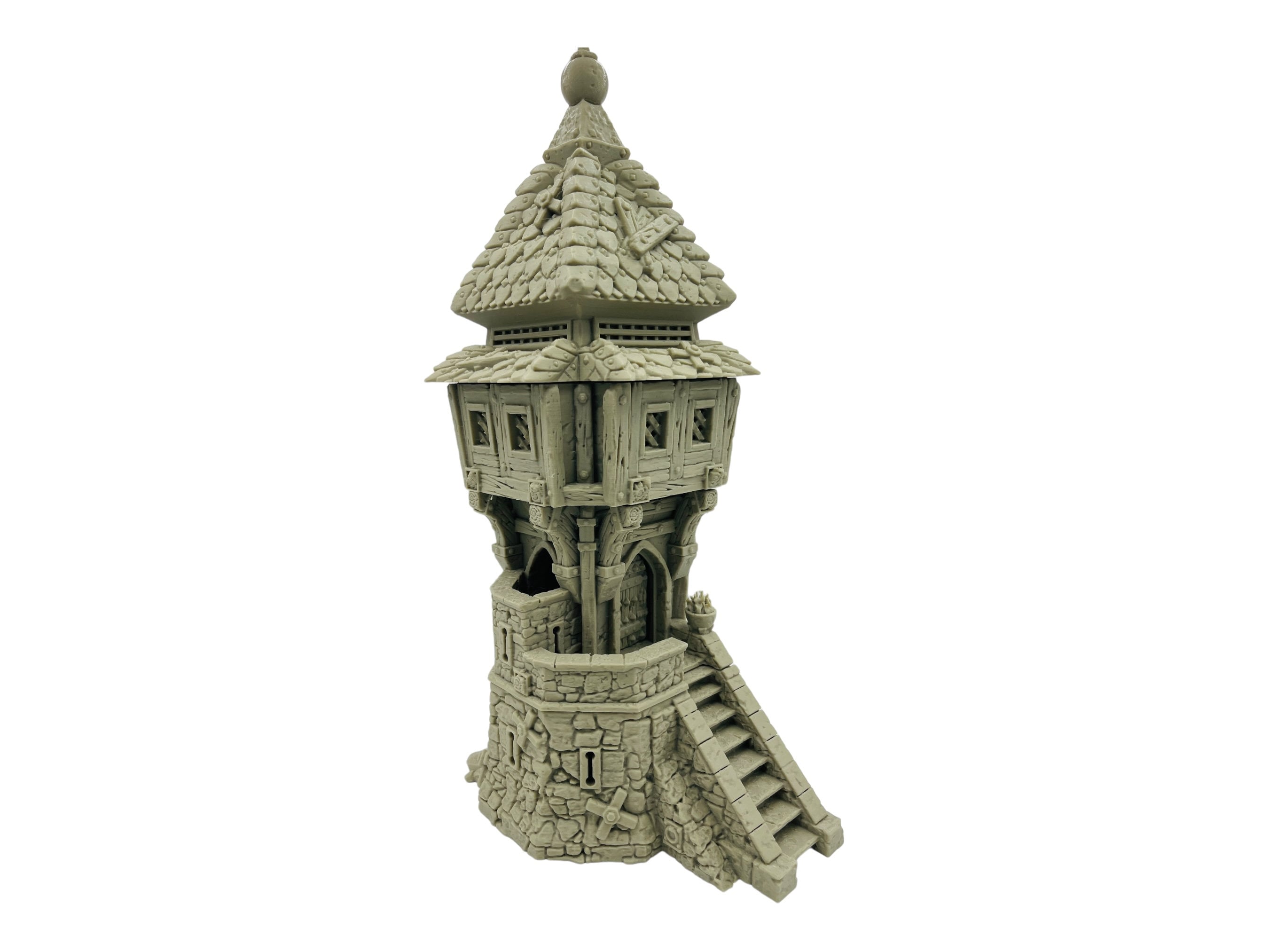 Guard Tower / Strong Burgh / 28mm - 32mm Fantasy RPG Tabletop Terrain