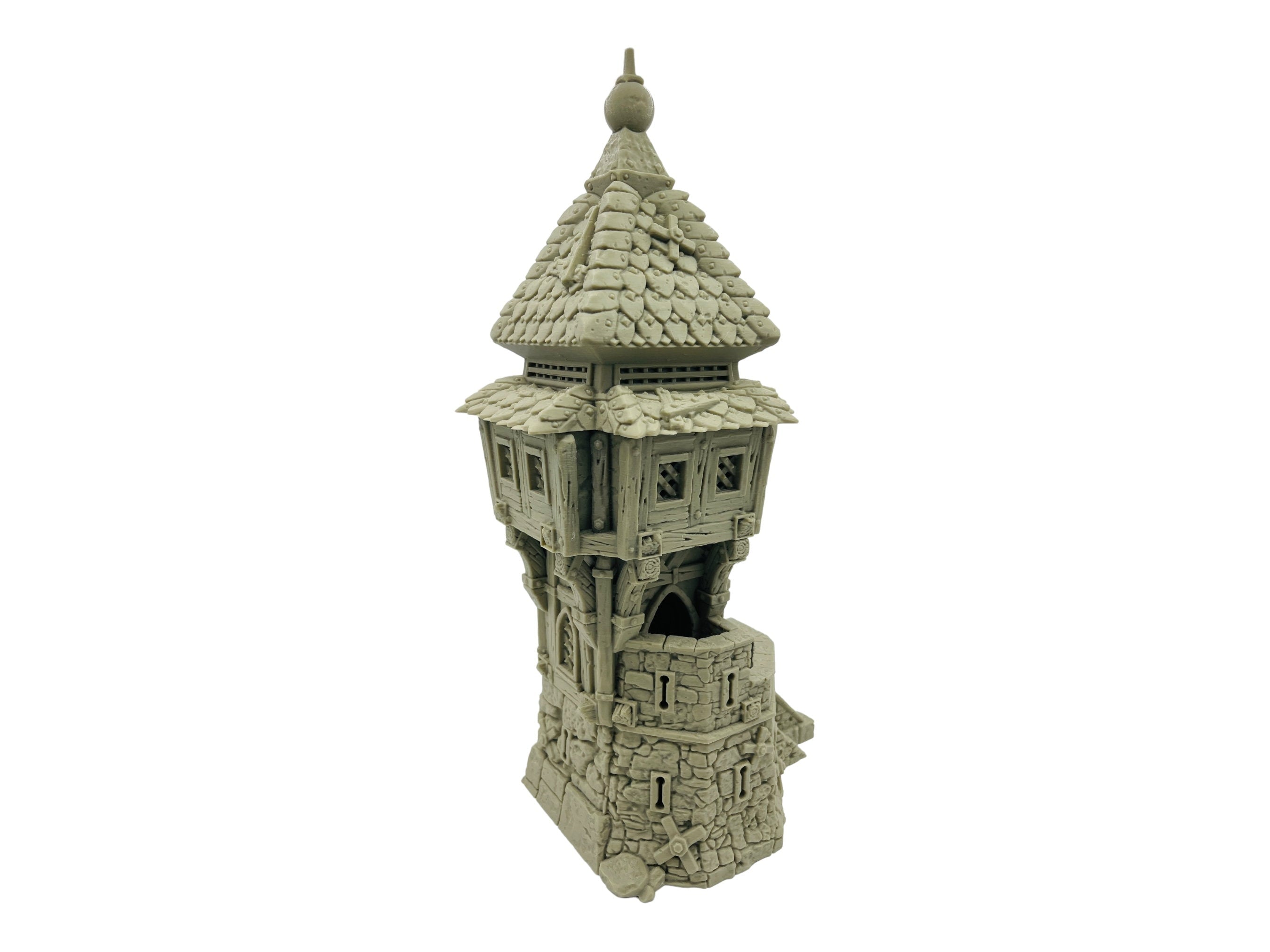 Guard Tower / Strong Burgh / 28mm - 32mm Fantasy RPG Tabletop Terrain