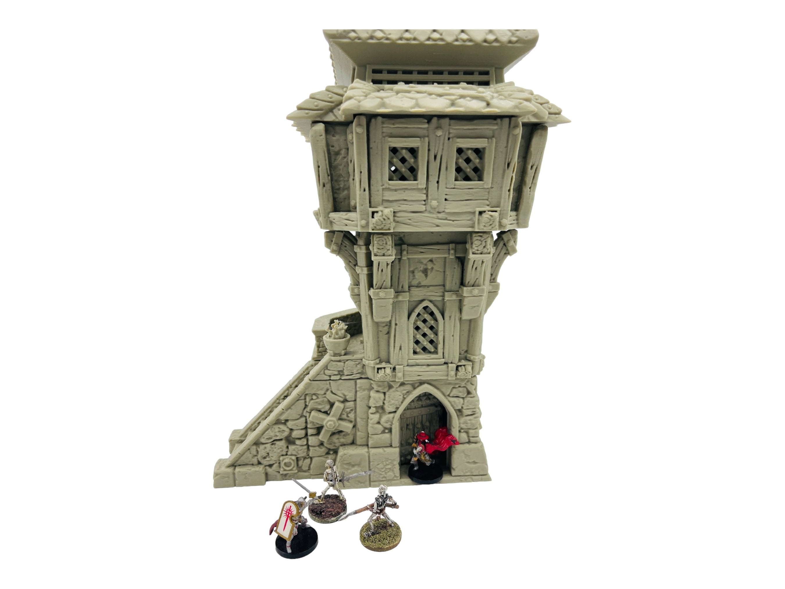 Guard Tower / Strong Burgh / 28mm - 32mm Fantasy RPG Tabletop Terrain