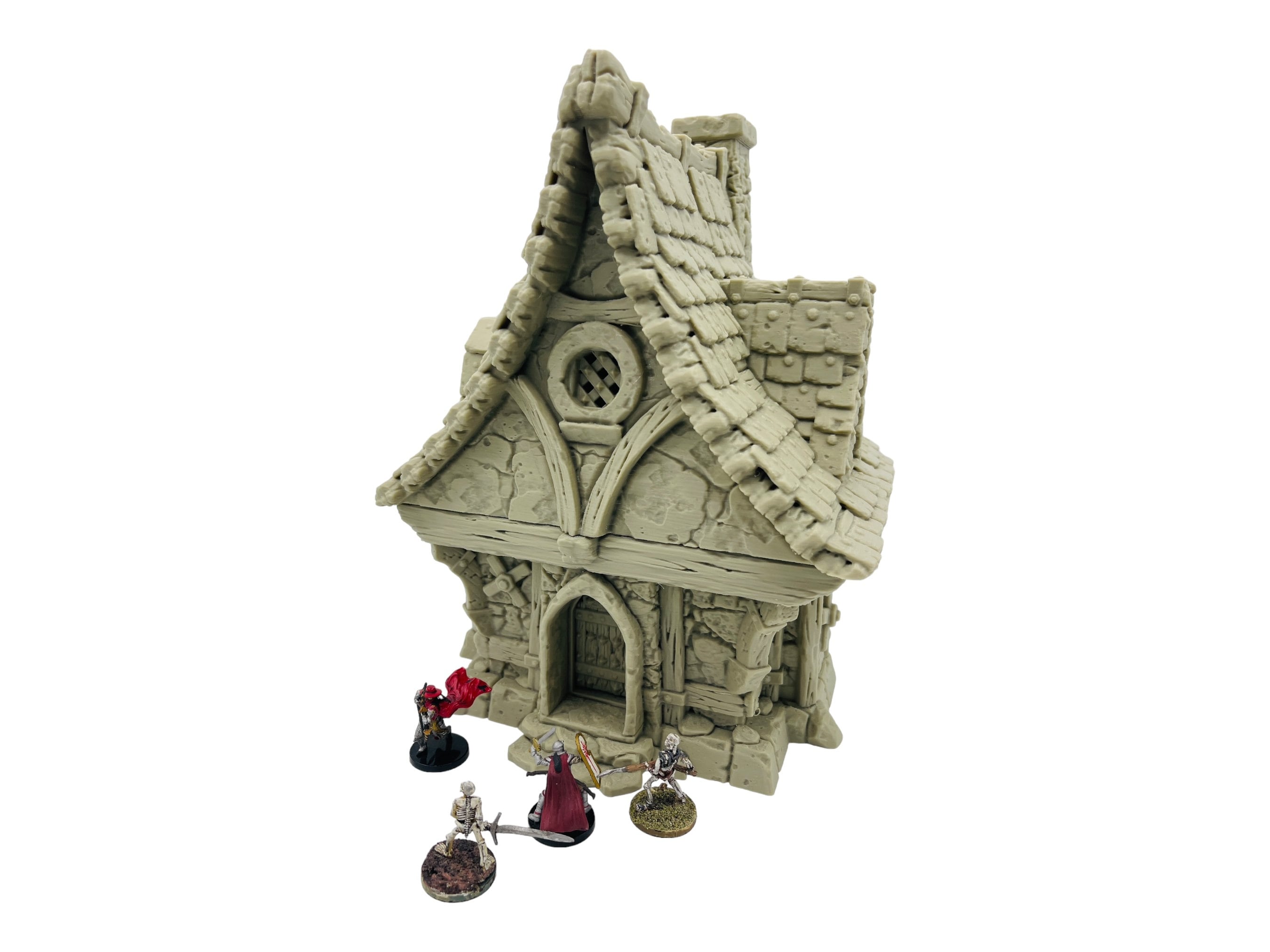 Medieval Cottage/ Strong Burgh / 28mm - 32mm Fantasy RPG Tabletop Terrain