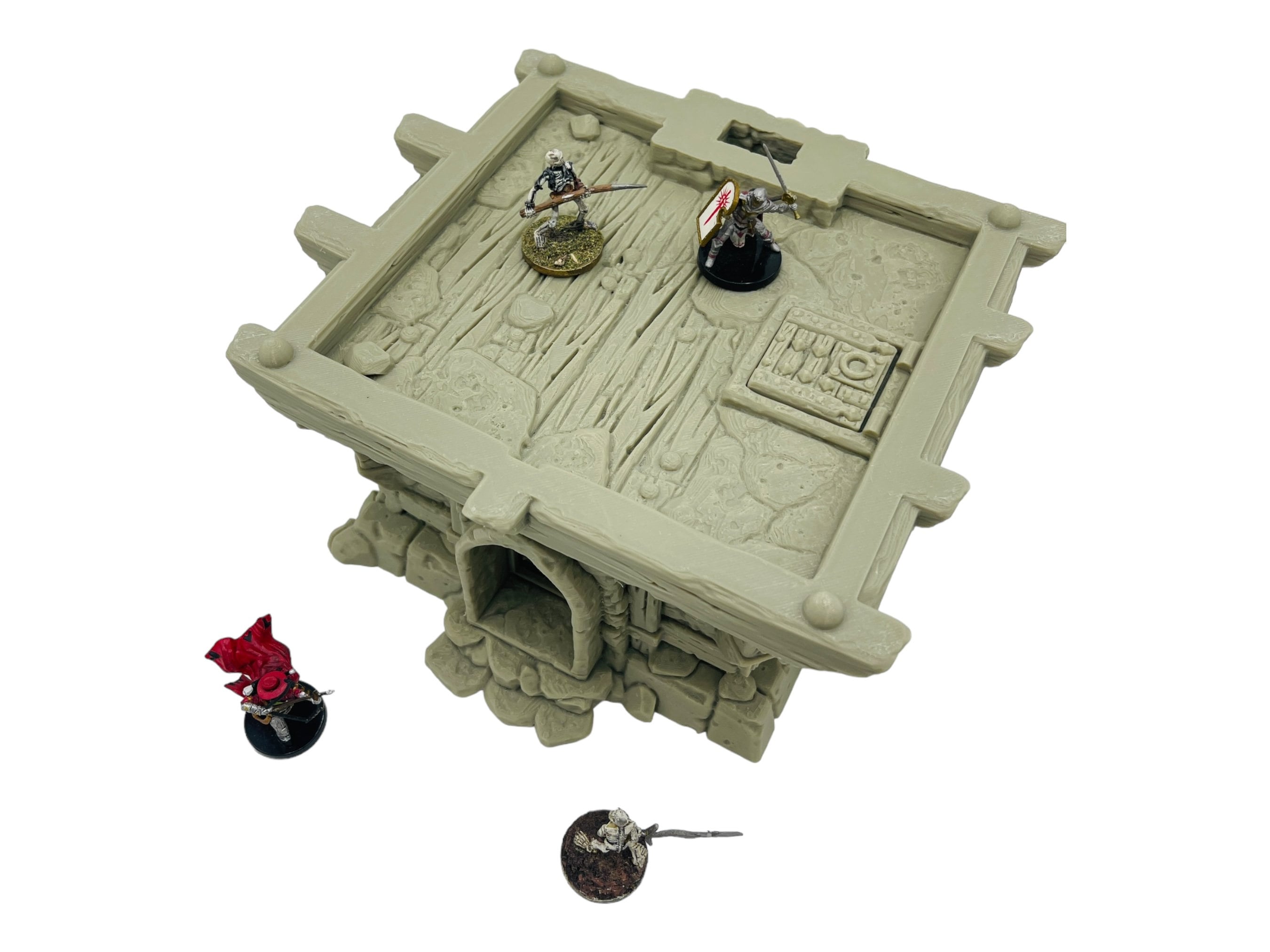 Medieval Cottage/ Strong Burgh / 28mm - 32mm Fantasy RPG Tabletop Terrain