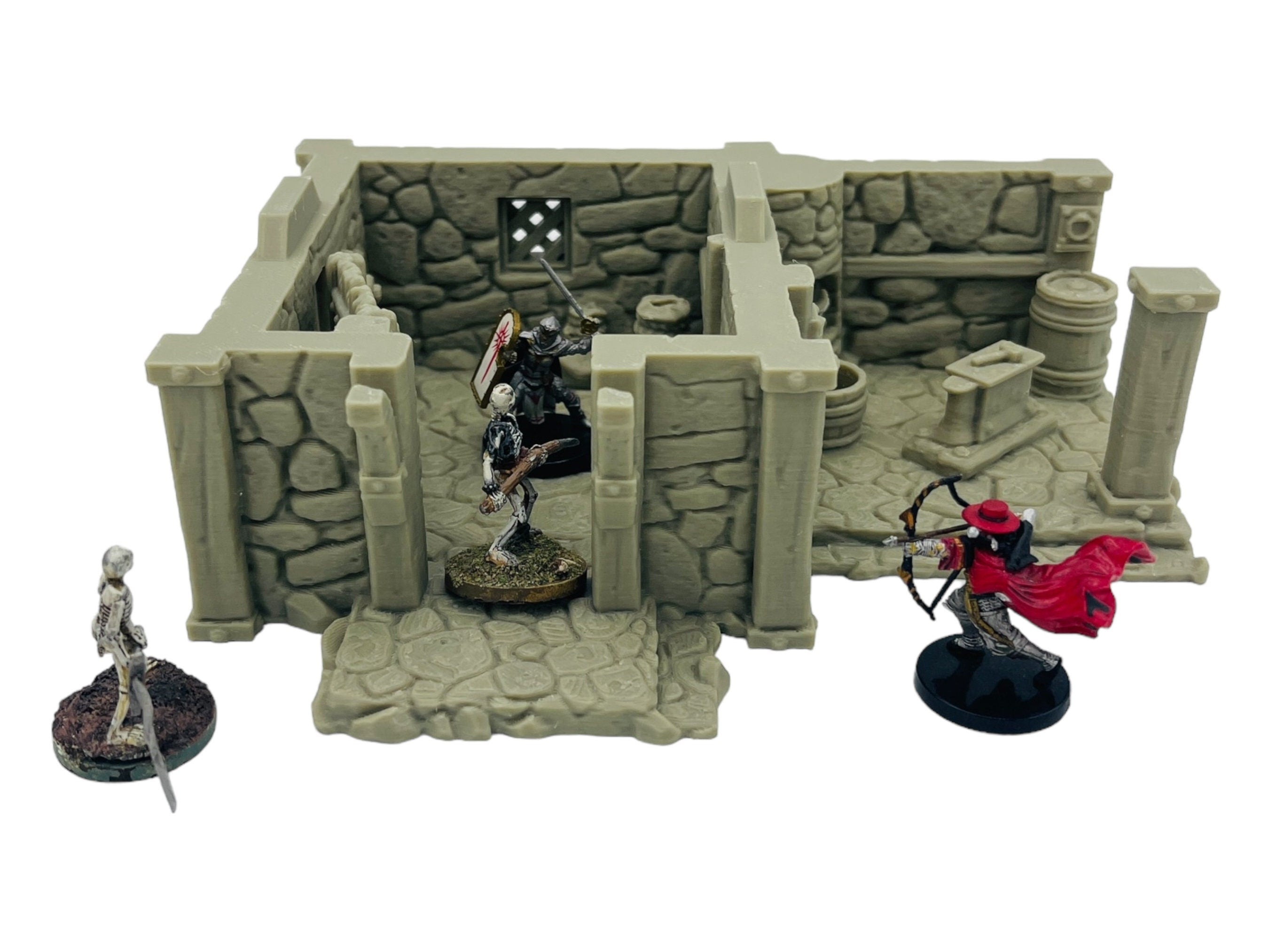 Medieval Forge / Strong Burgh / 28mm - 32mm Fantasy RPG Tabletop Terrain