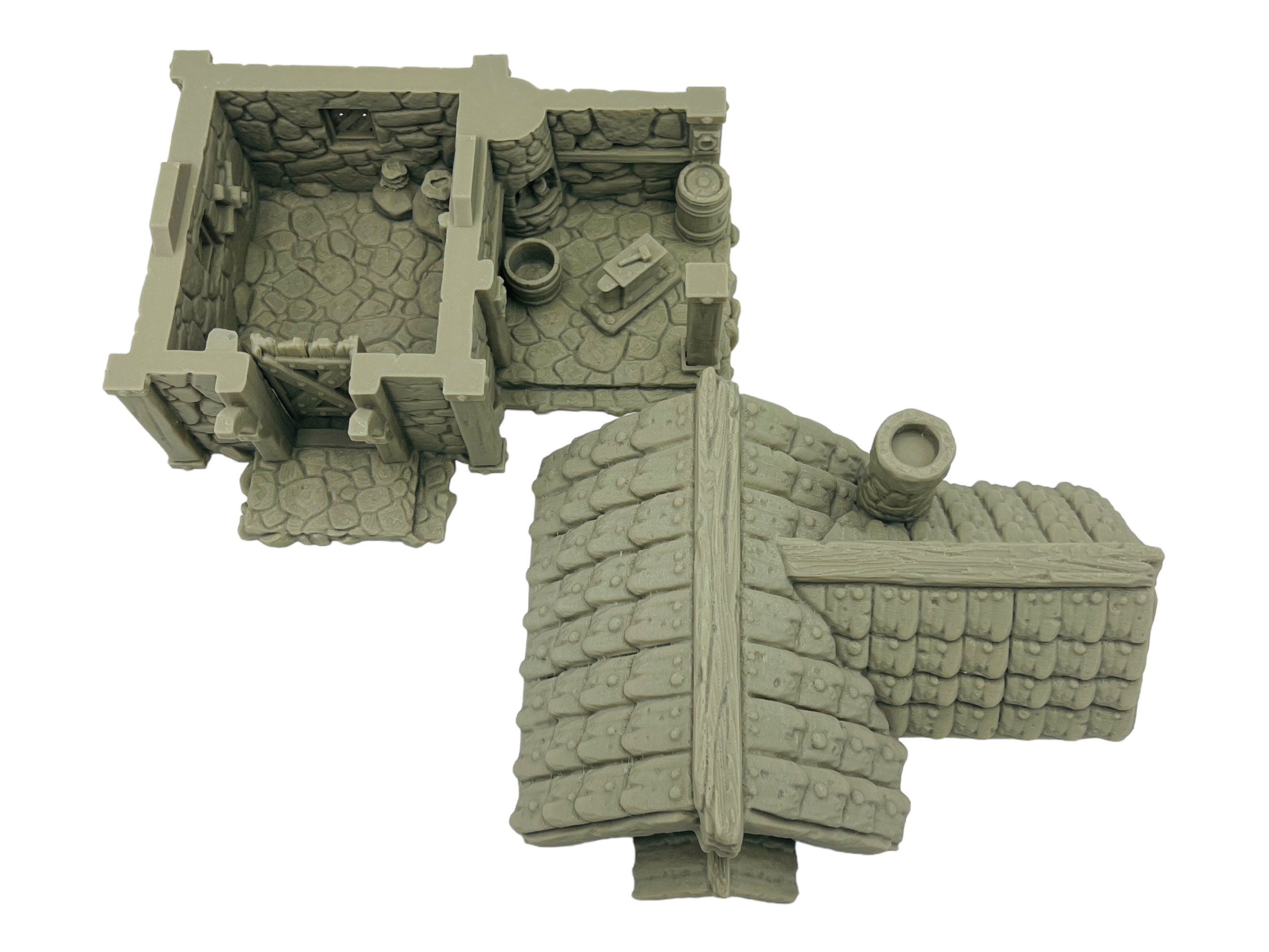 Medieval Forge / Strong Burgh / 28mm - 32mm Fantasy RPG Tabletop Terrain