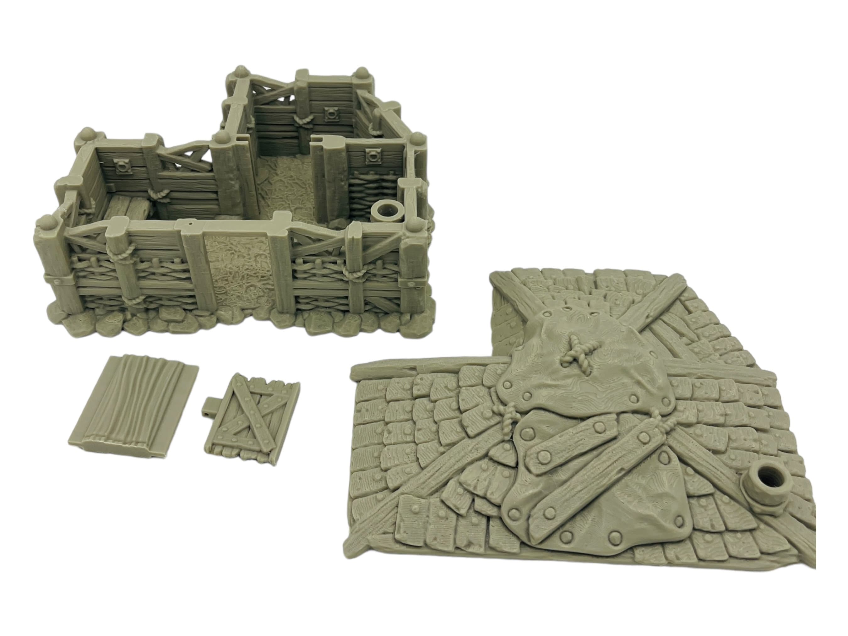 Slum Shack / Strong Burgh / 28mm - 32mm Fantasy RPG Tabletop Terrain