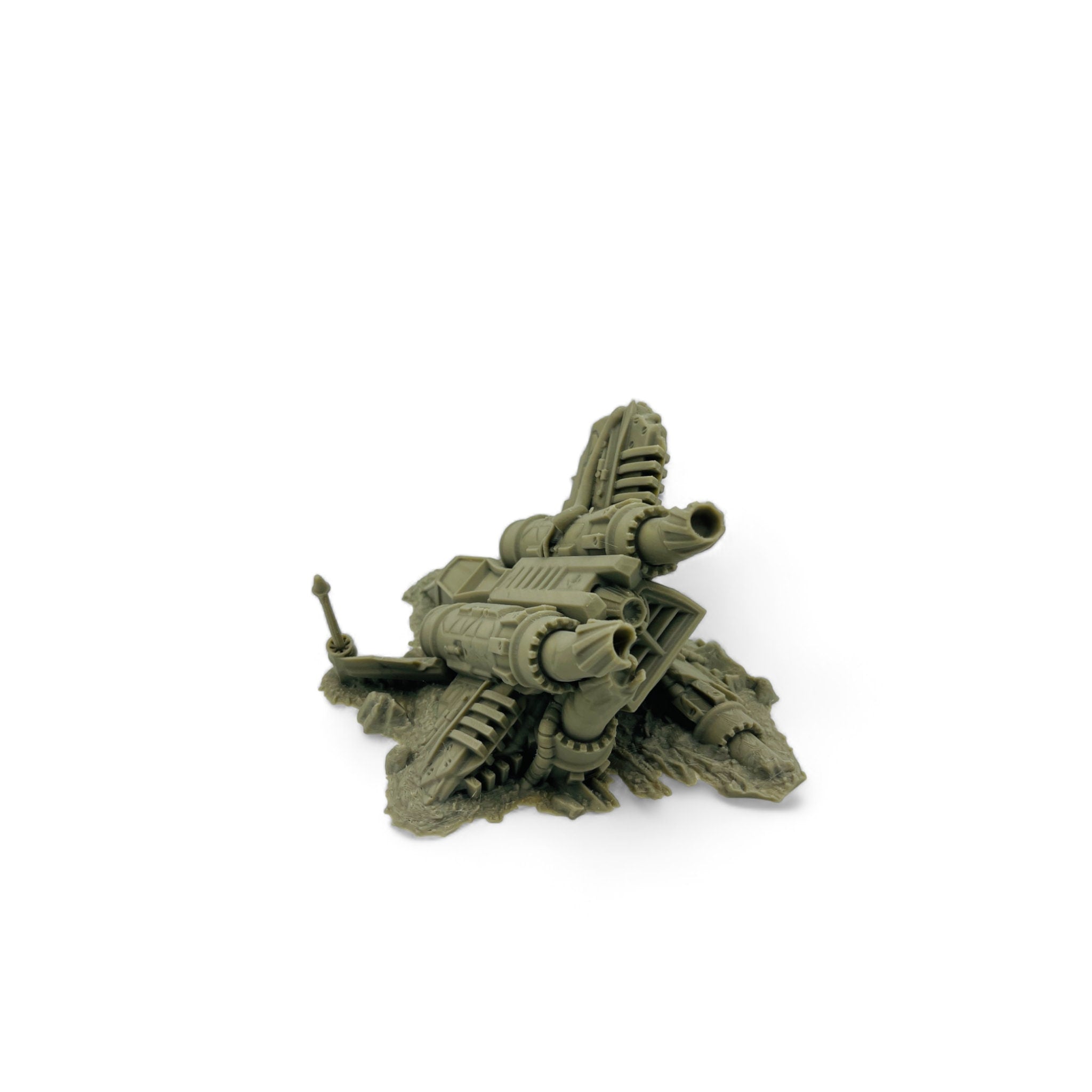 Crashed Starfighters / Txarli Factory / Legion and Wargame 3d Printed Tabletop Terrain / Licensed Printer