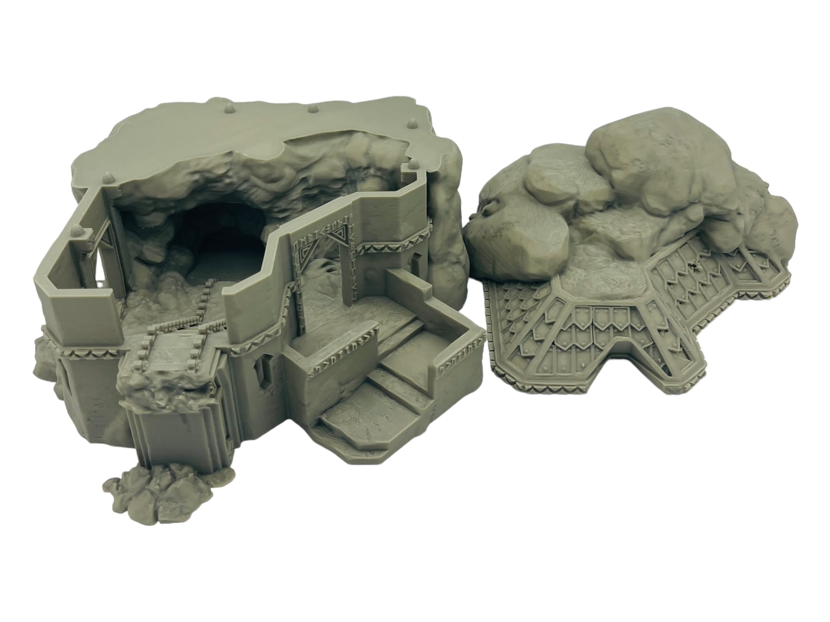 Mineshaft Entrance / Durak Deep / RPG and Wargame 3d Printed Tabletop Terrain / Licensed Printer