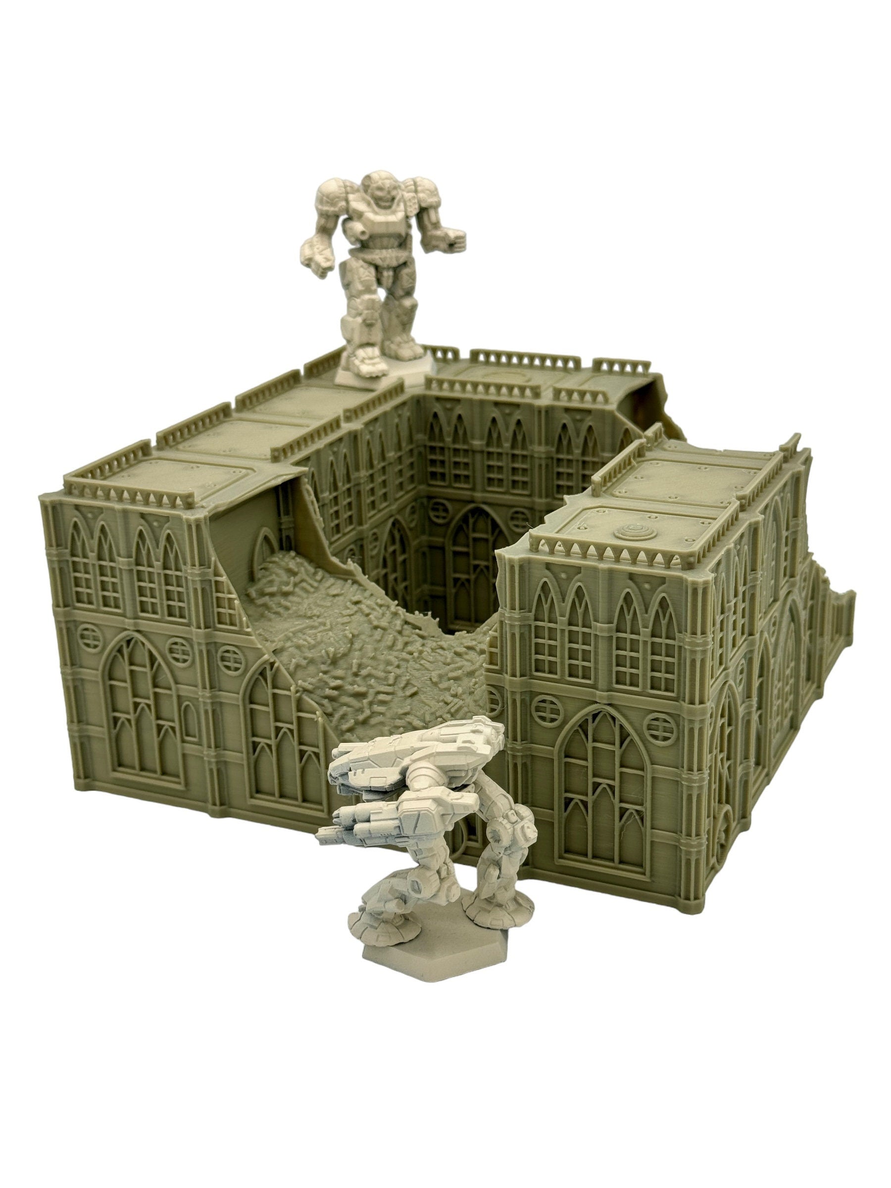 Imperialis Ruined Gothic Bundle 1 - Epic Scale Terrain (6mm - 8mm compatible) / Imperialis / Alpha Stike / Titanticus