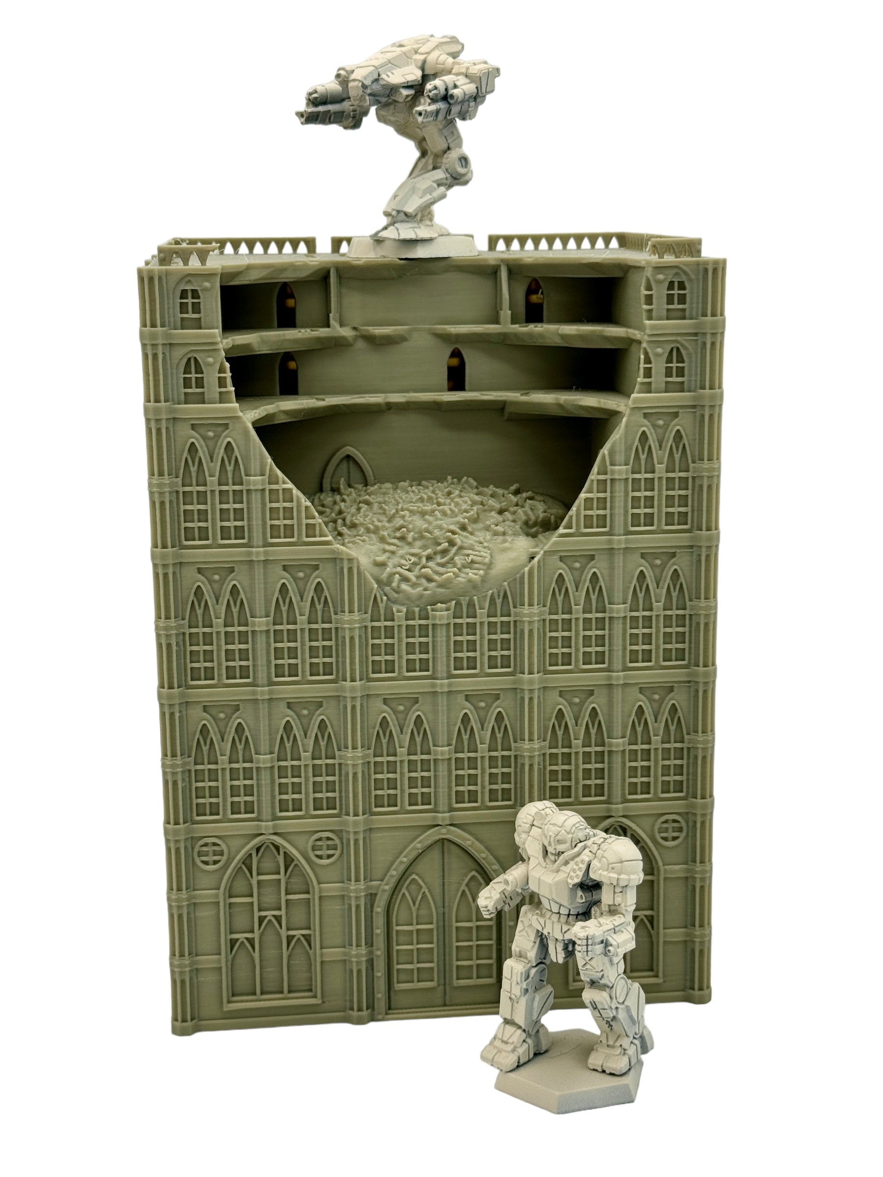 Imperialis Ruined Gothic Bundle 1 - Epic Scale Terrain (6mm - 8mm compatible) / Imperialis / Alpha Stike / Titanticus