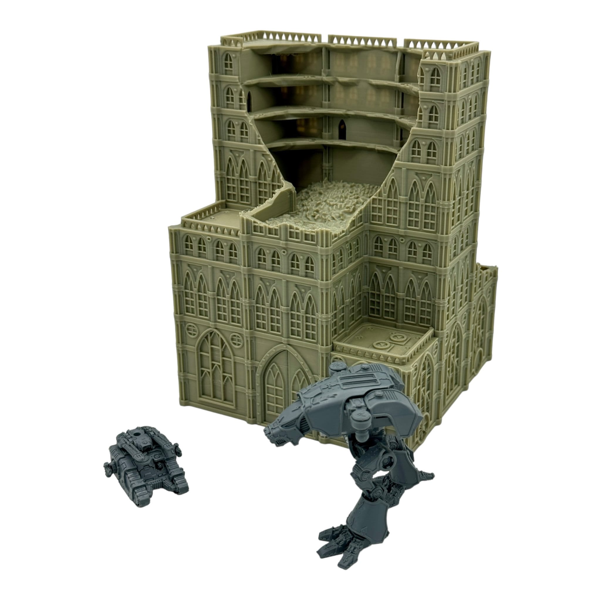 Imperialis Ruined Gothic Bundle 2 - Epic Scale Terrain (6mm - 8mm compatible) / Imperialis / Alpha Stike / Titanticus