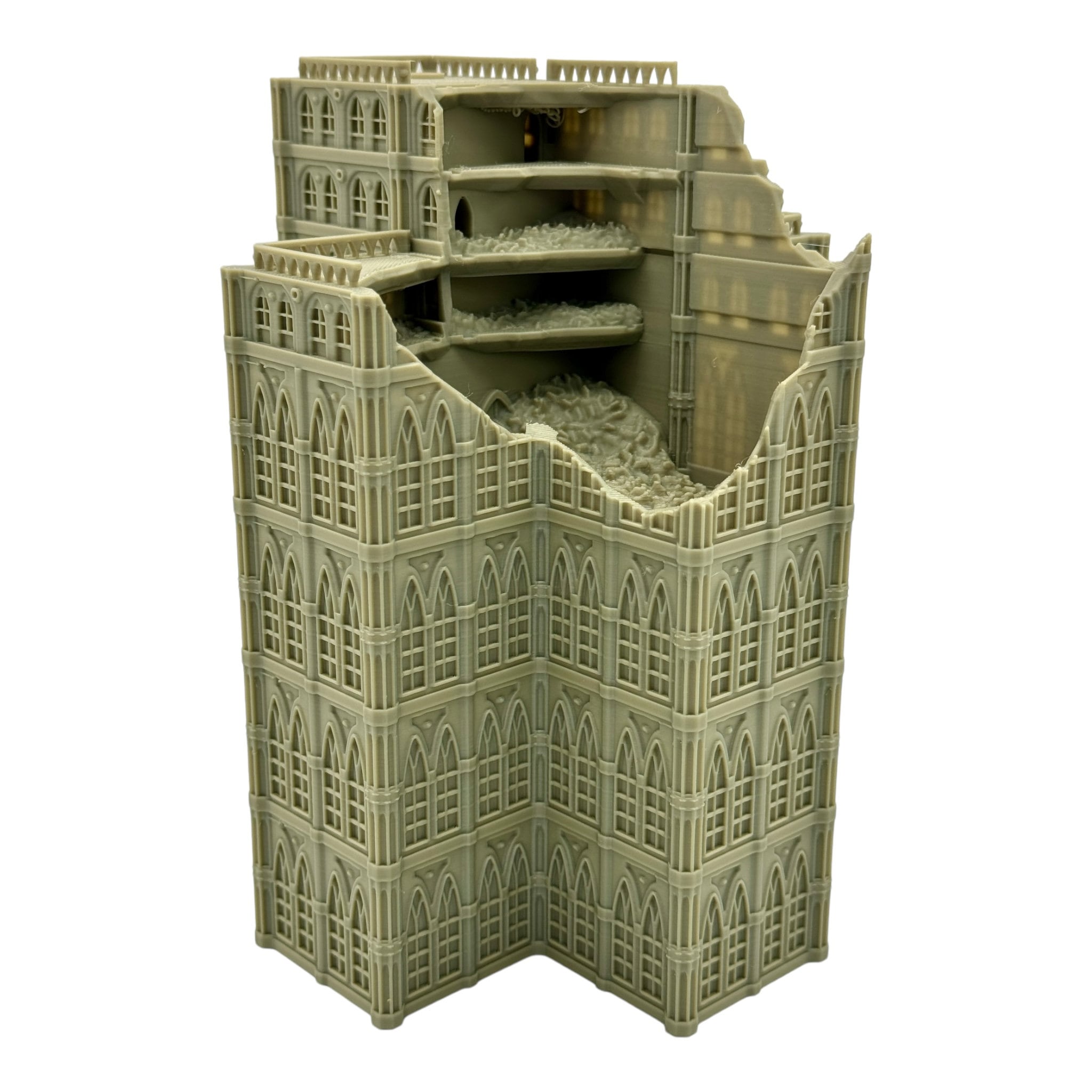 Imperialis Ruined Gothic Bundle 2 - Epic Scale Terrain (6mm - 8mm compatible) / Imperialis / Alpha Stike / Titanticus