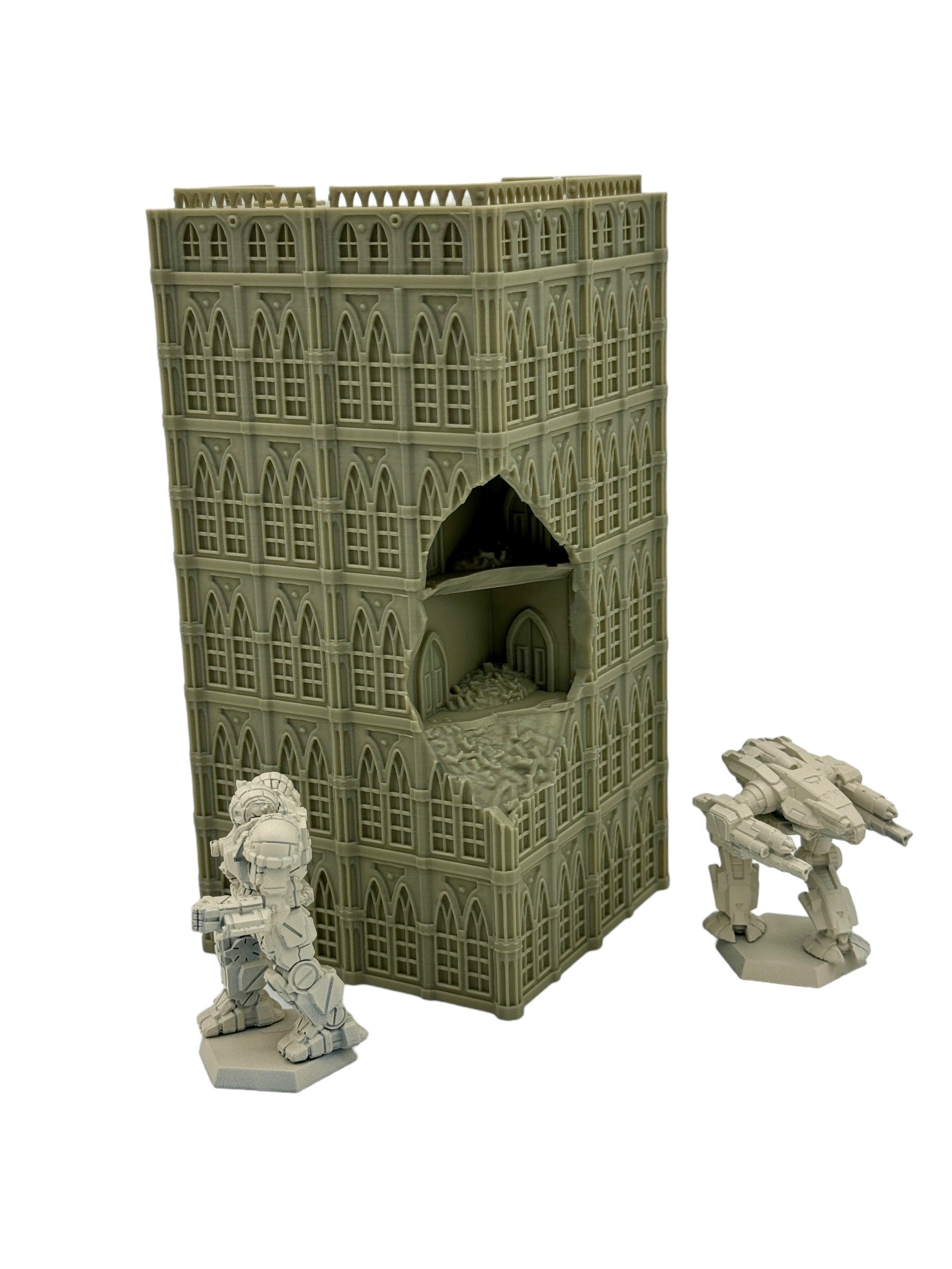 Imperialis Ruined Gothic Bundle 1 - Epic Scale Terrain (6mm - 8mm compatible) / Imperialis / Alpha Stike / Titanticus